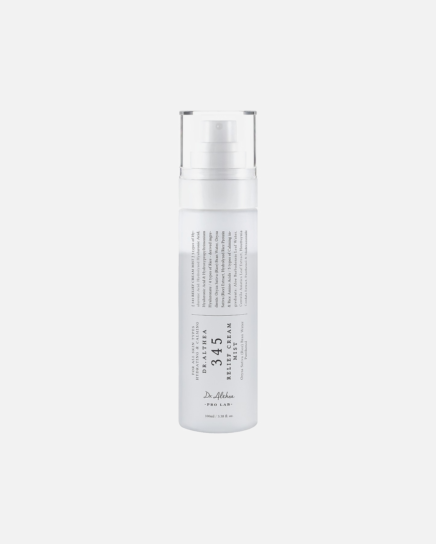 Spray facial para Unisex Dr. Althea Default Brand Line 345 Relief Cream Mist 100 ml