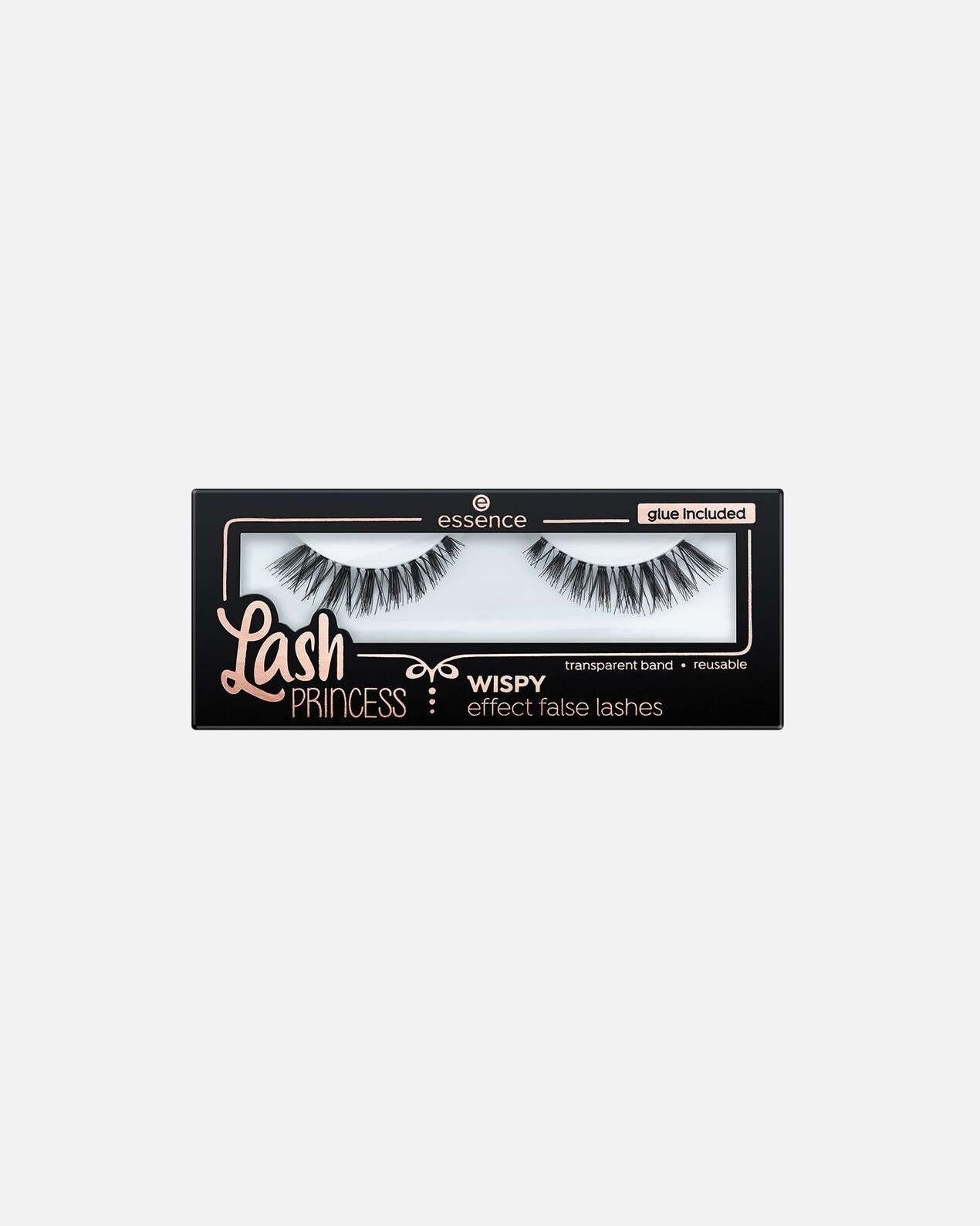 Pestañas postizas para Unisex Essence Lash Princess Wispy Effect BLACK