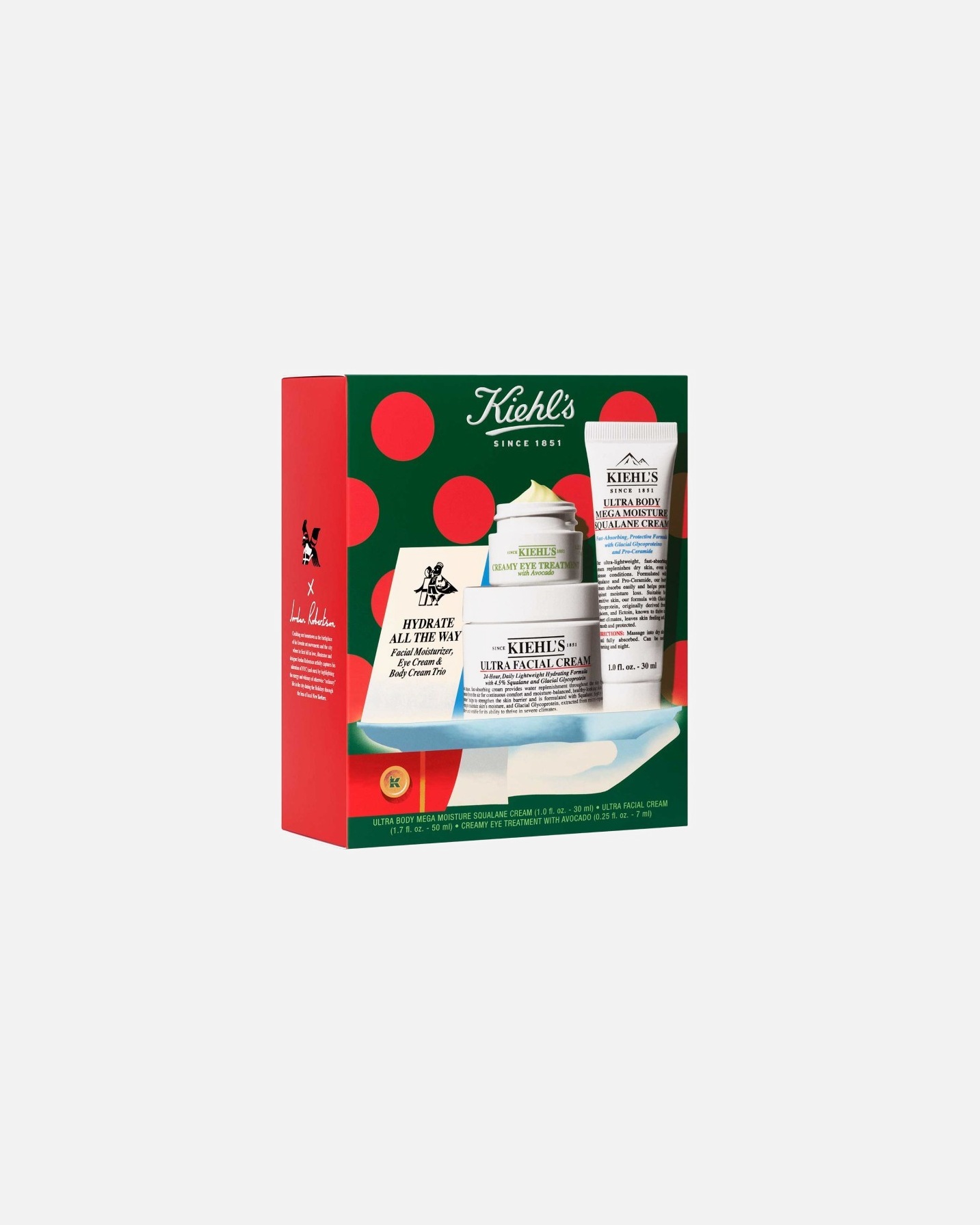 Set de tratamiento facial para Unisex Kiehl’s Ultra Facial Hydrate All The Way Estuche 1 Pieza
