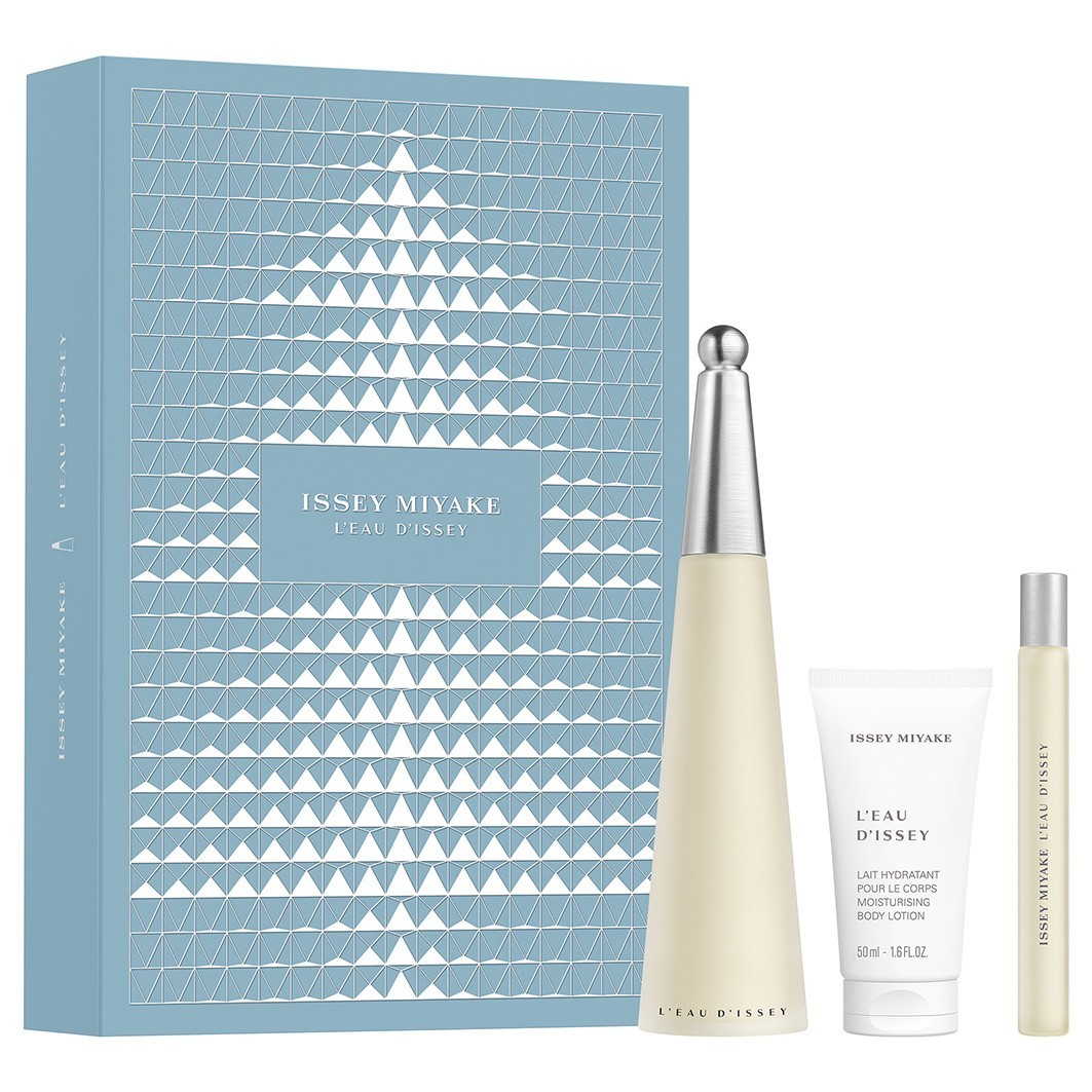 Issey Miyake L’Eau d’Issey Gift Set — textura e acabamento