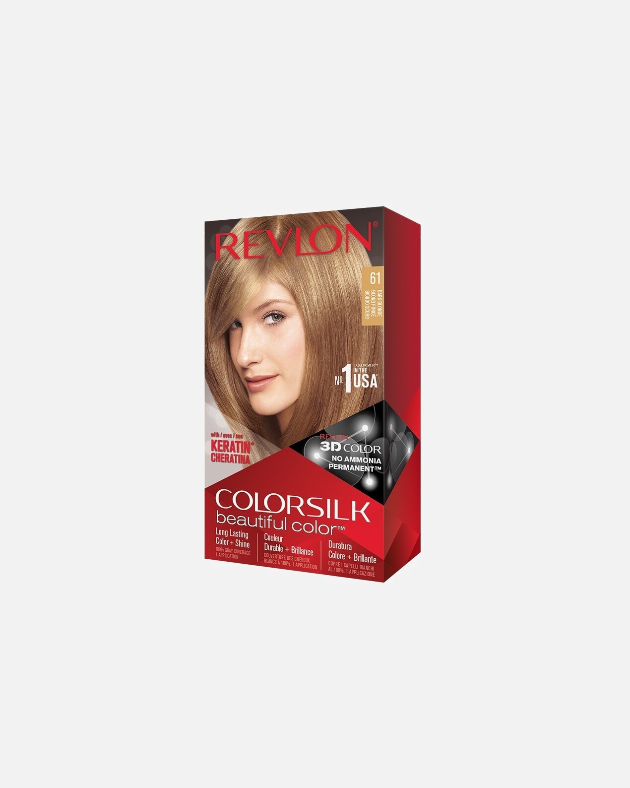 Tinte Capilar para Unisex Revlon ColorSilk Beautiful Color 61 - Rubio Oscuro