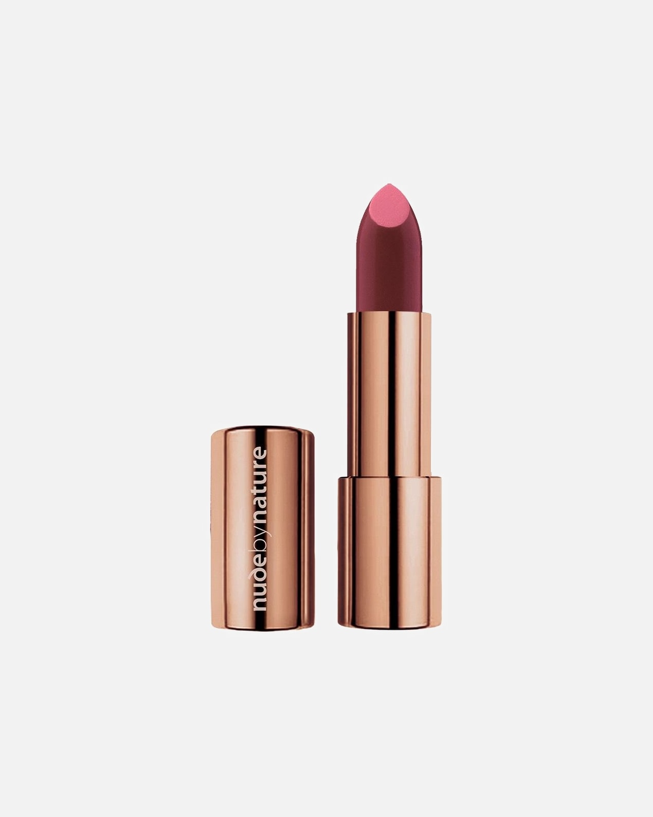 Barra de Labios para Unisex Nude by Nature Moisture Shine Lipstick Nr. 07 - Deep Plum