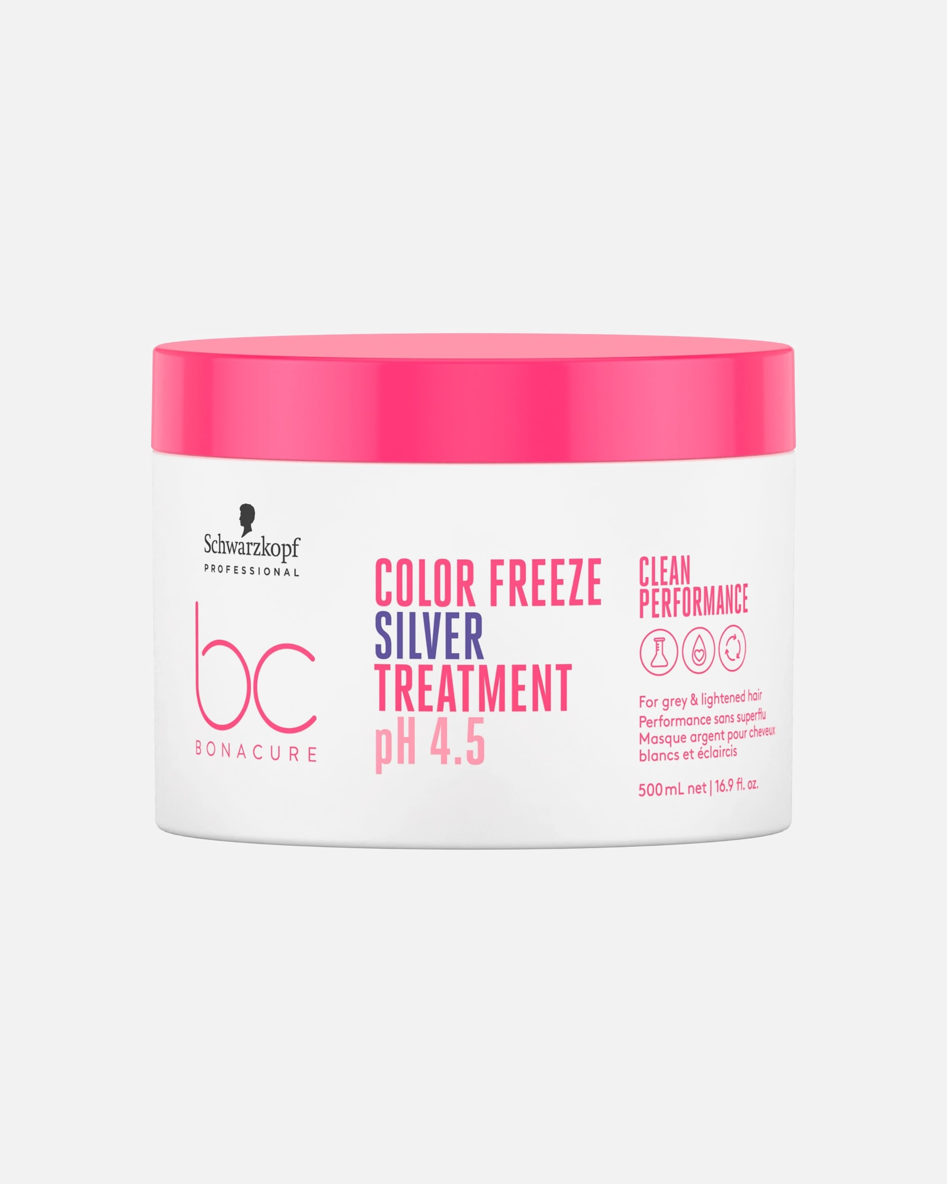 Baño capilar para Unisex Schwarzkopf Professional BC BONACURE pH 4.5 Color Freeze Silver Treatment 500 ml