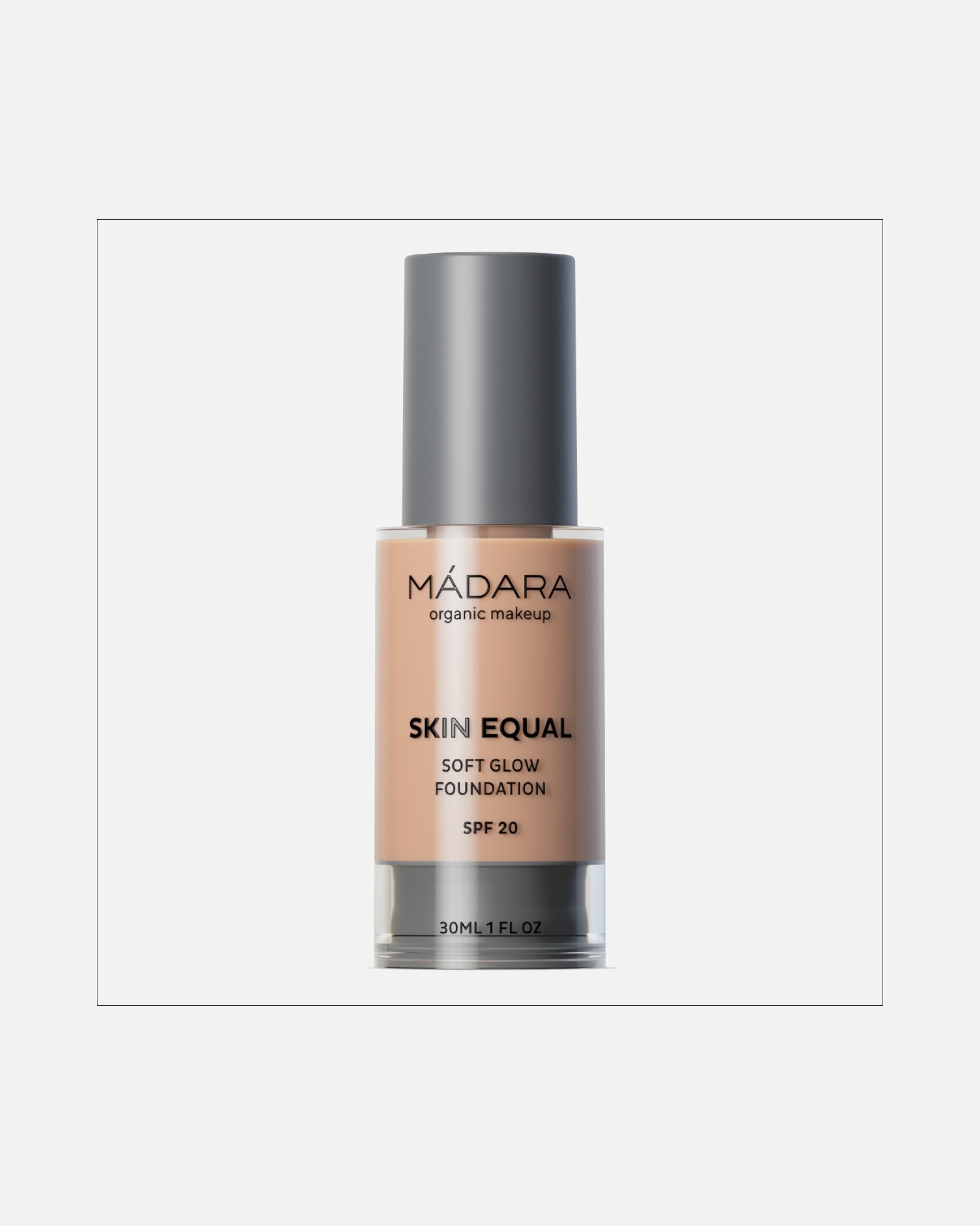 Base para Unisex MÁDARA Make Up Skin Equal Soft Glow SPF 15 #30 ROSE IVORY