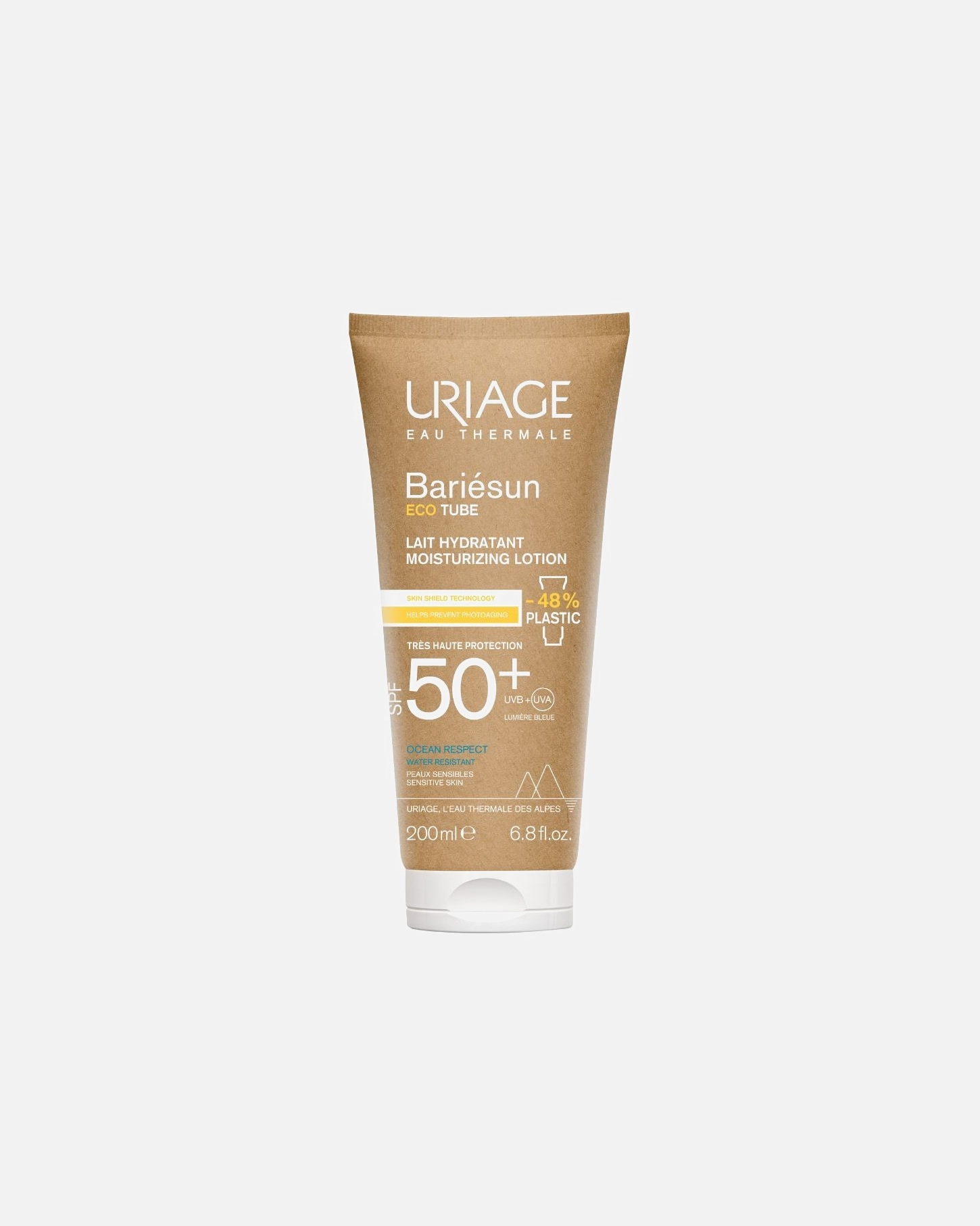 Crema solar para Unisex Uriage Bariésun Leche SPF50+ 200 ml