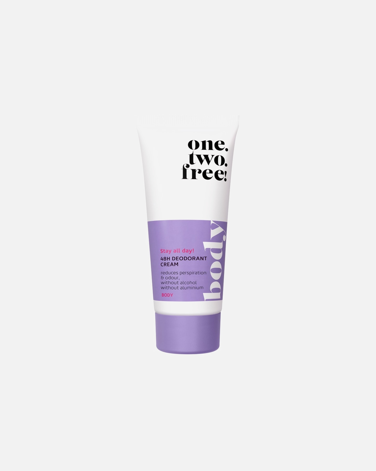 Desodorante para Unisex one.two.free! 48H Cream 60 ML