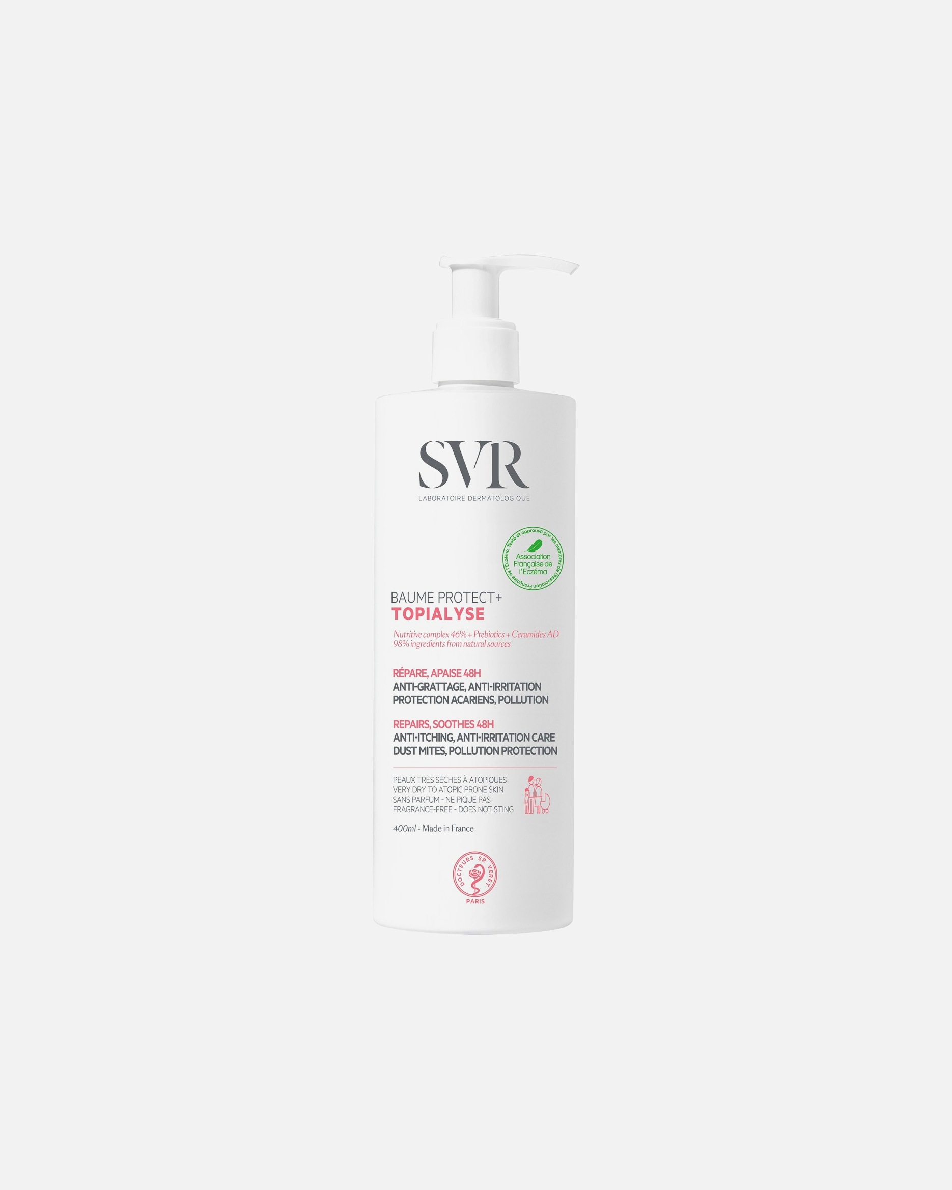 Crema para el cuerpo para Unisex SVR Topialyse Protect+ Bálsamo 400 ml