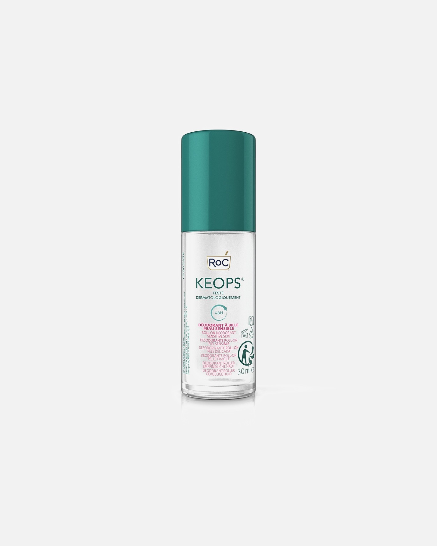Desodorante para Unisex RoC Keops Roll-On Sensitive Skin 30 ml