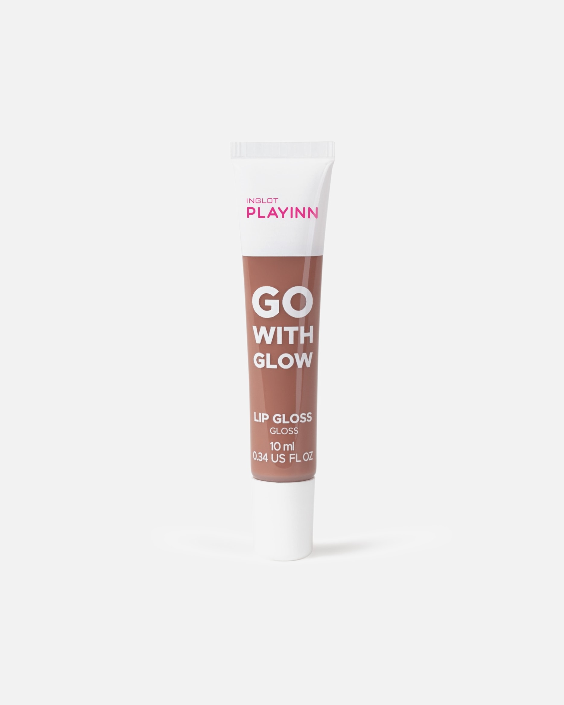 Brillo de labios para Unisex Inglot Gloss Go With Glow 21, Nude