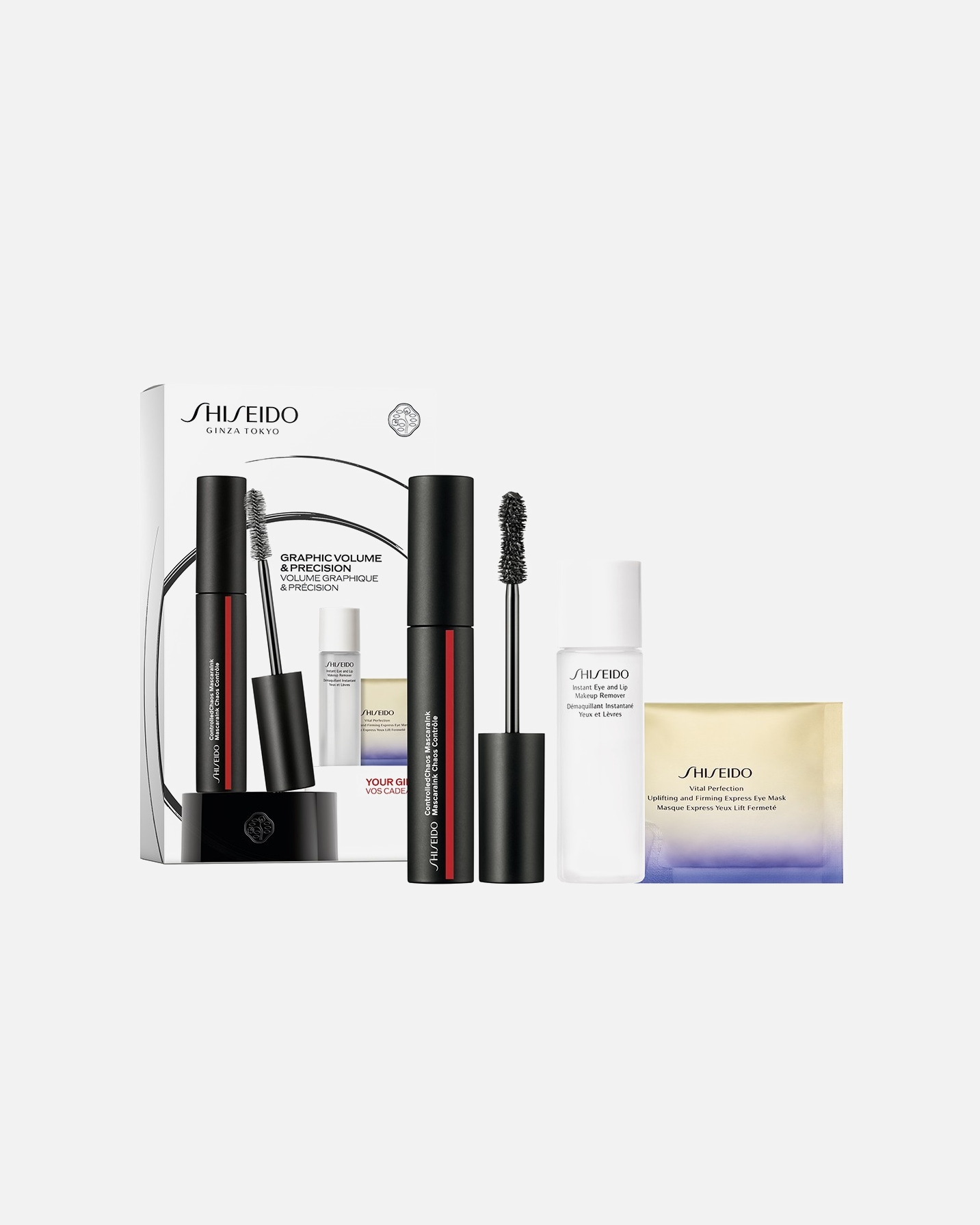 Set de maquillaje de ojos para Unisex Shiseido MASCARA KIT 1 Pieza