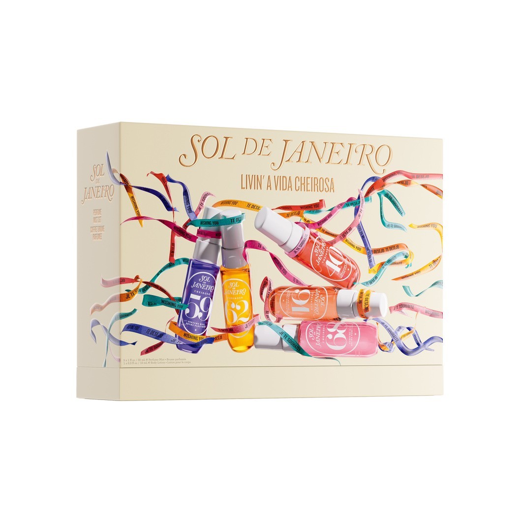 Sol de Janeiro Brazilian Crush Livin' A Vida Cheirosa Gift Set Perfume Mist — textura e acabamento