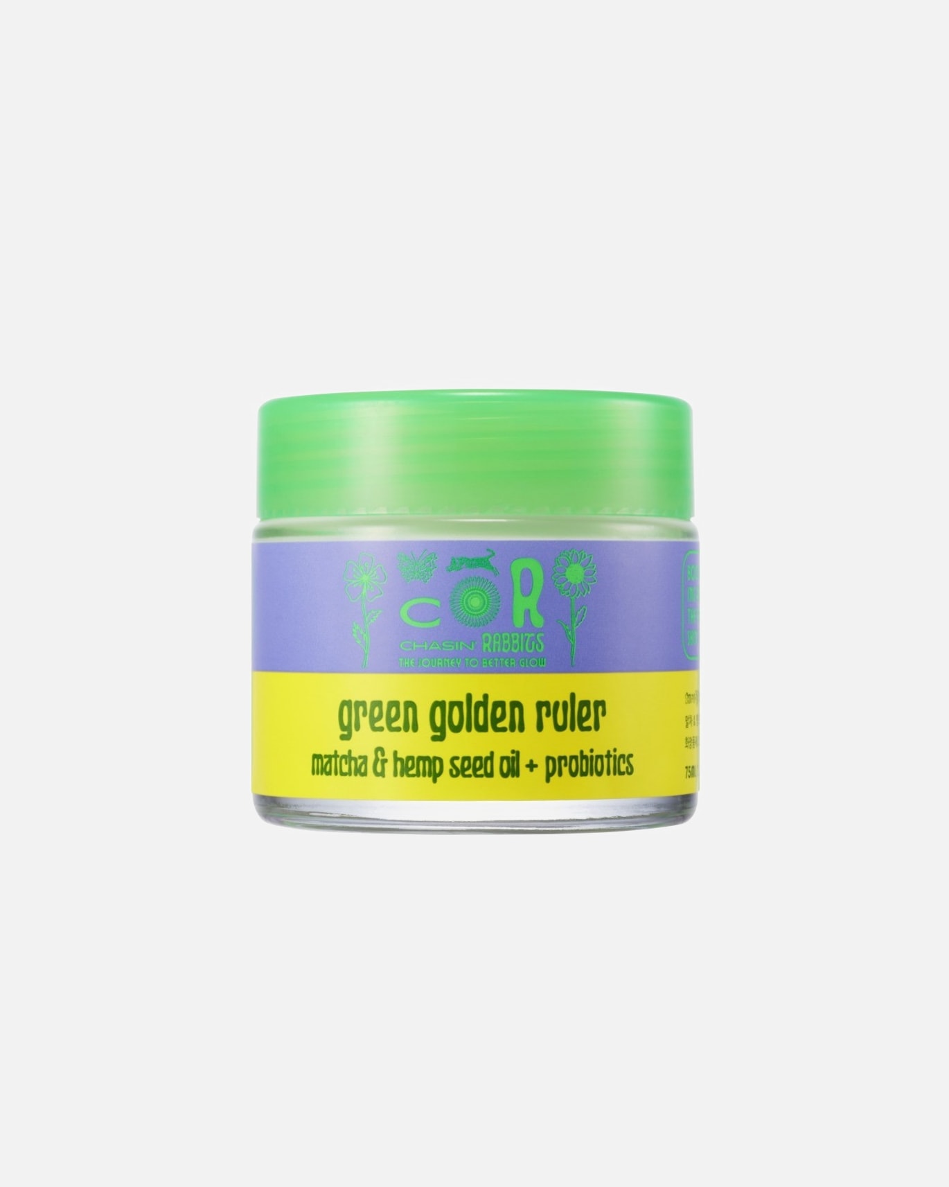 Crema facial para Unisex Chasin' Rabbits Green Golden Ruler 75 ML