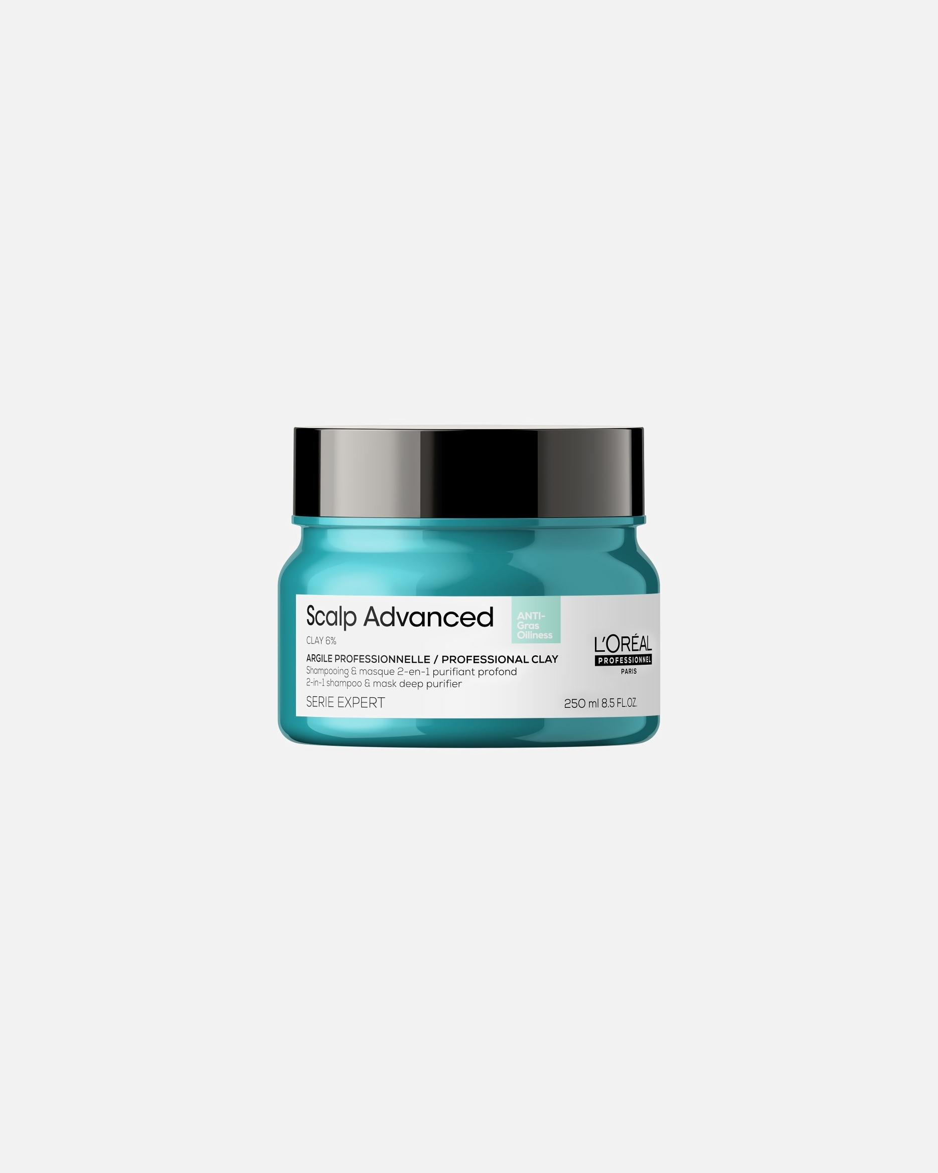 Mascarilla capilar para Unisex L´Oréal Professionnel Paris Scalp Advanced Antigrasa 2-en-1 250 ML