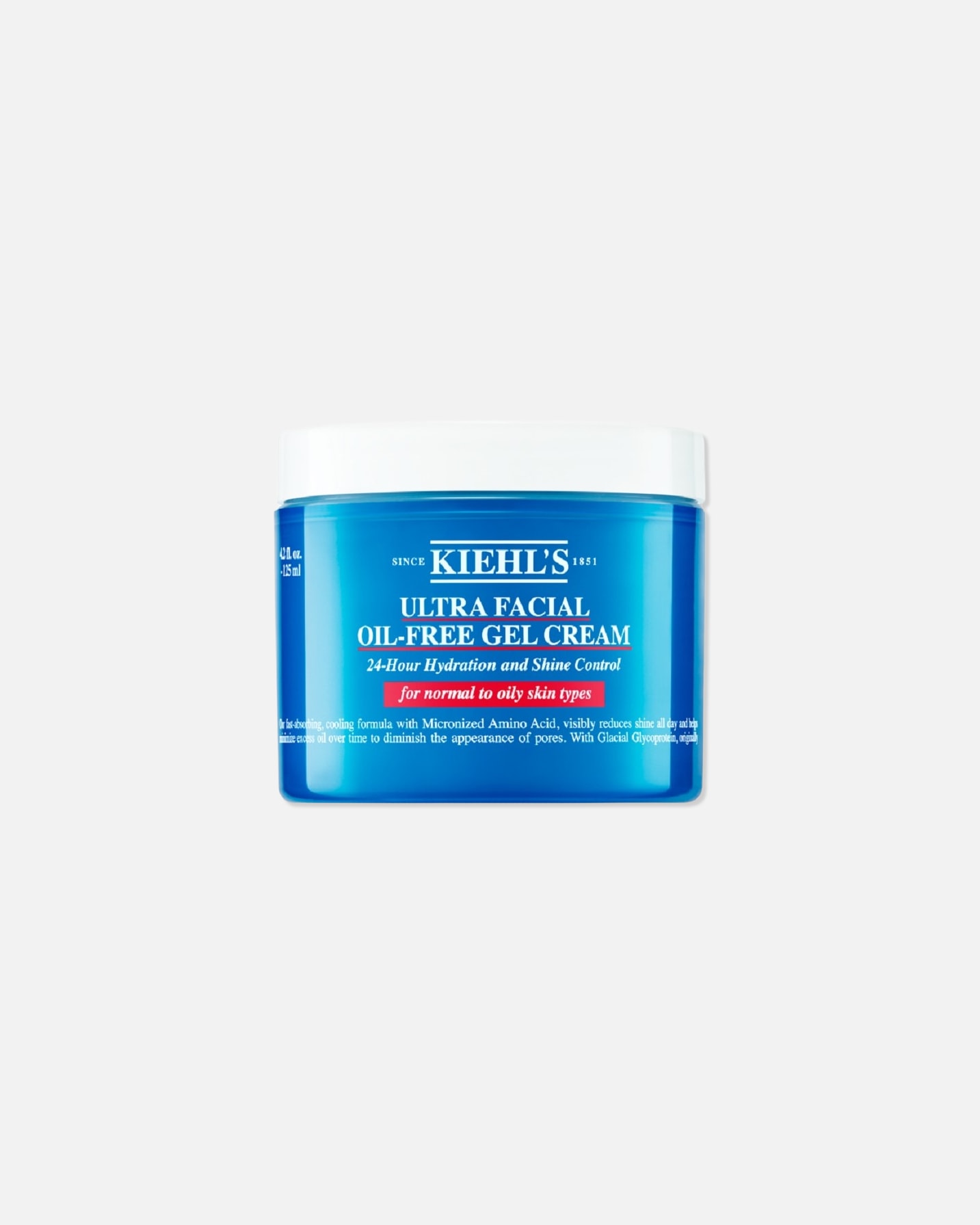 Crema de día para Unisex Kiehl’s Ultra Facial Oil-Free Gel Cream 125 ml