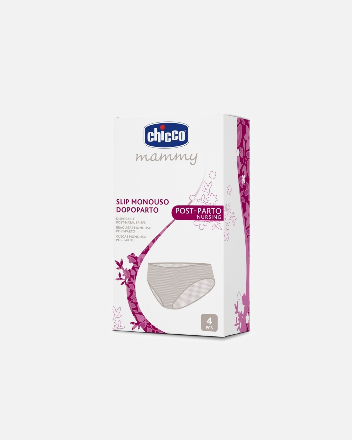 Ropa interior para Mujer Chicco Braguitas Desechables Postparto Mammy Mediana 4 UN