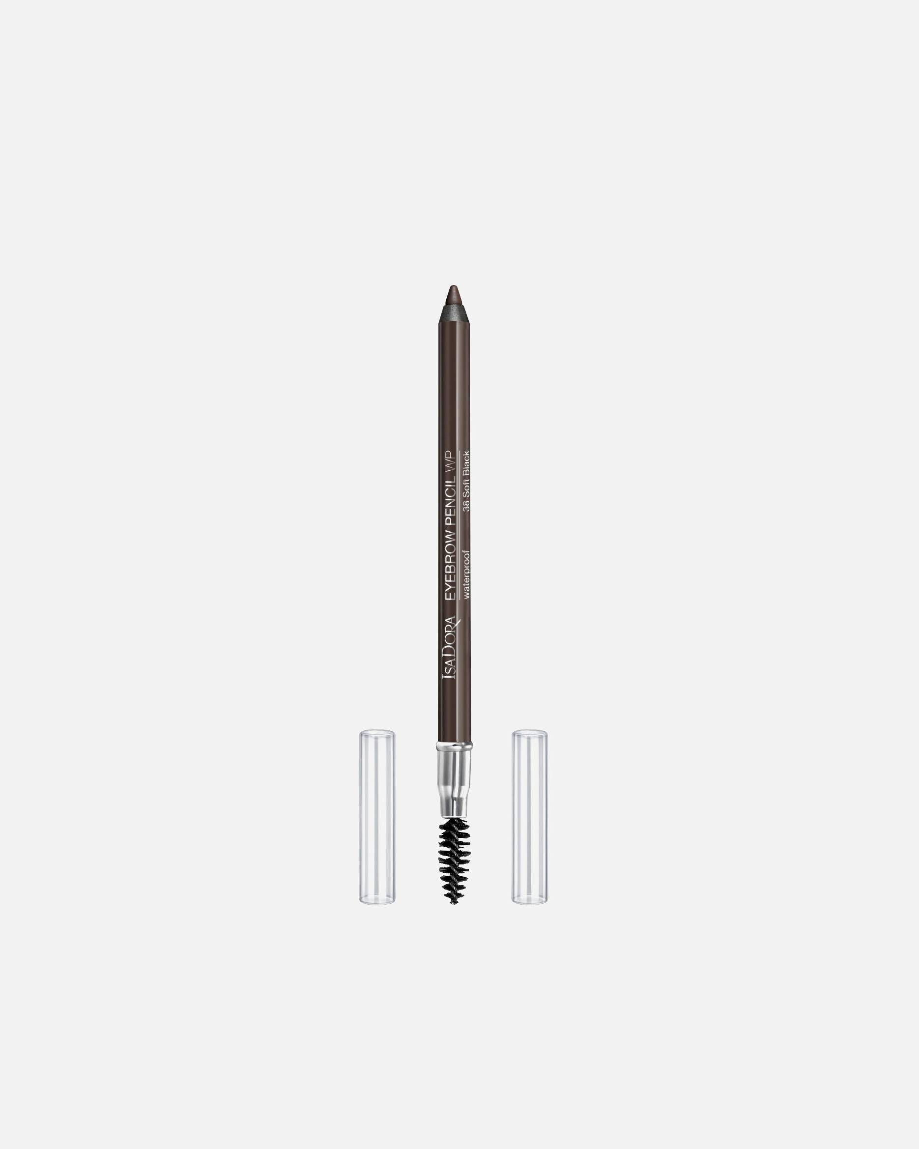 Lápiz de cejas para Unisex Isadora Eyebrow Pencil Waterproof 38 - SOFT BLACK