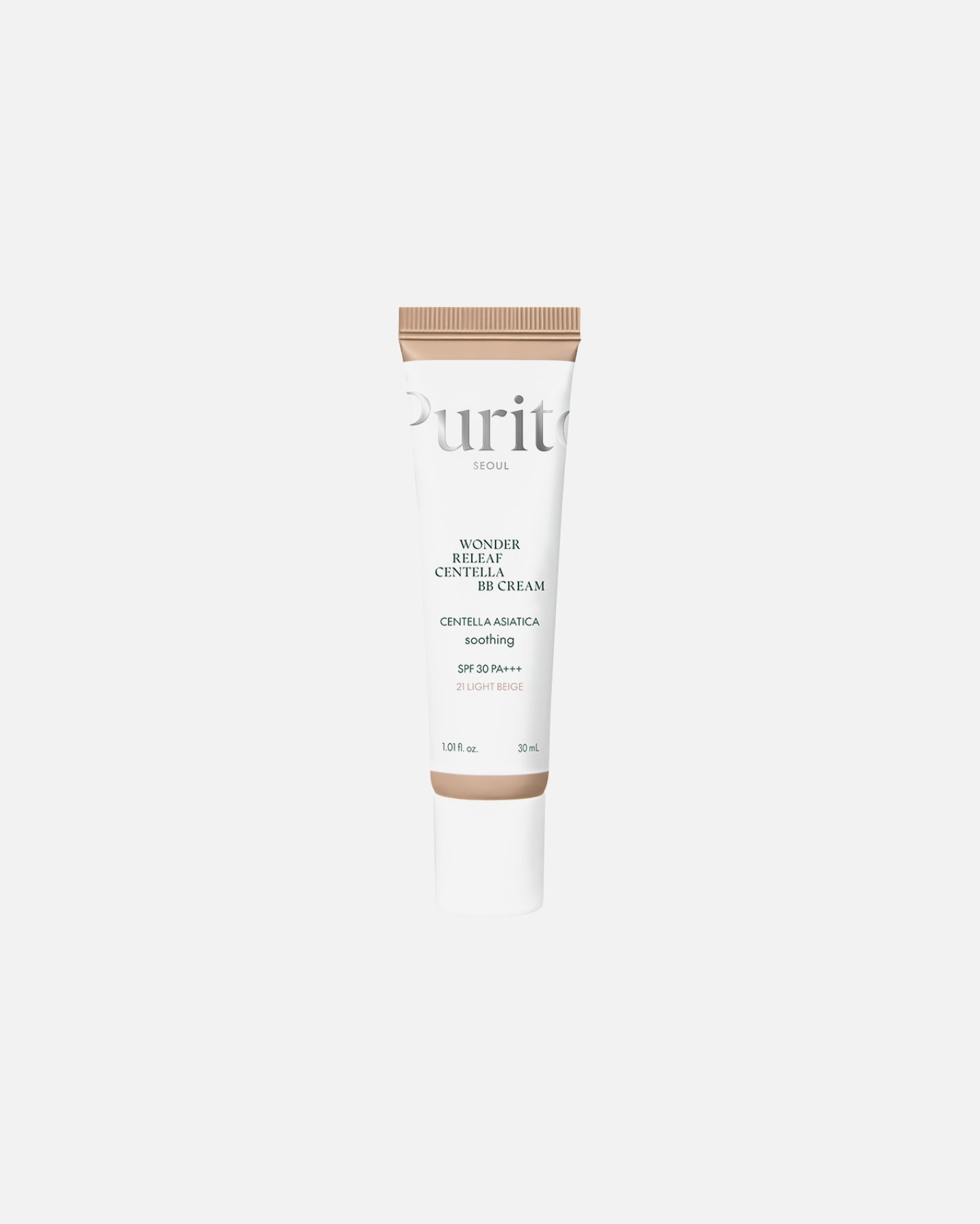 BB Cream para Unisex PURITO Wonder Releaf Centella 21 - LIGHT BEIGE