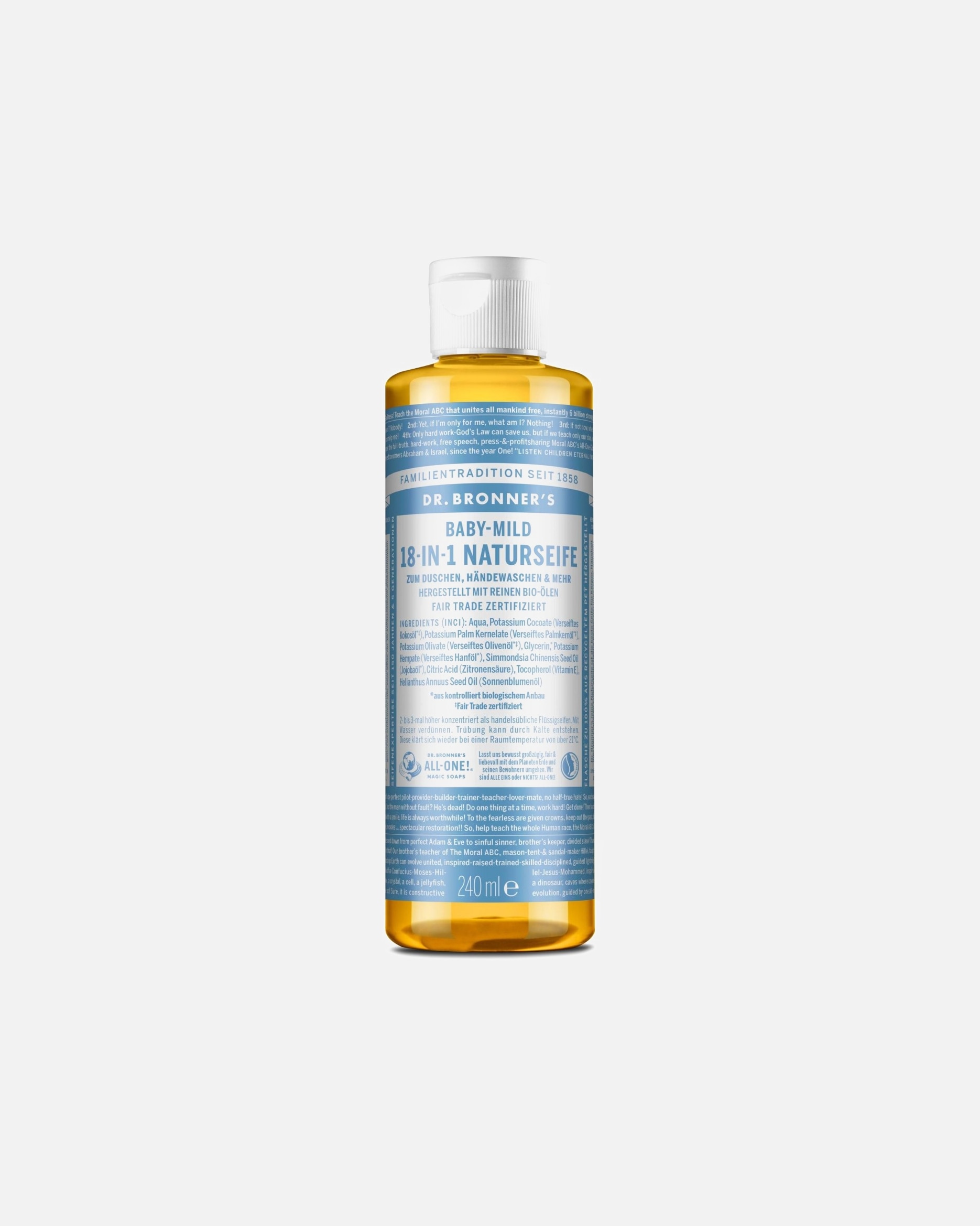 Gel de ducha bebé para Unisex Dr. Bronner's Baby-Mild 18-in-1 Natural