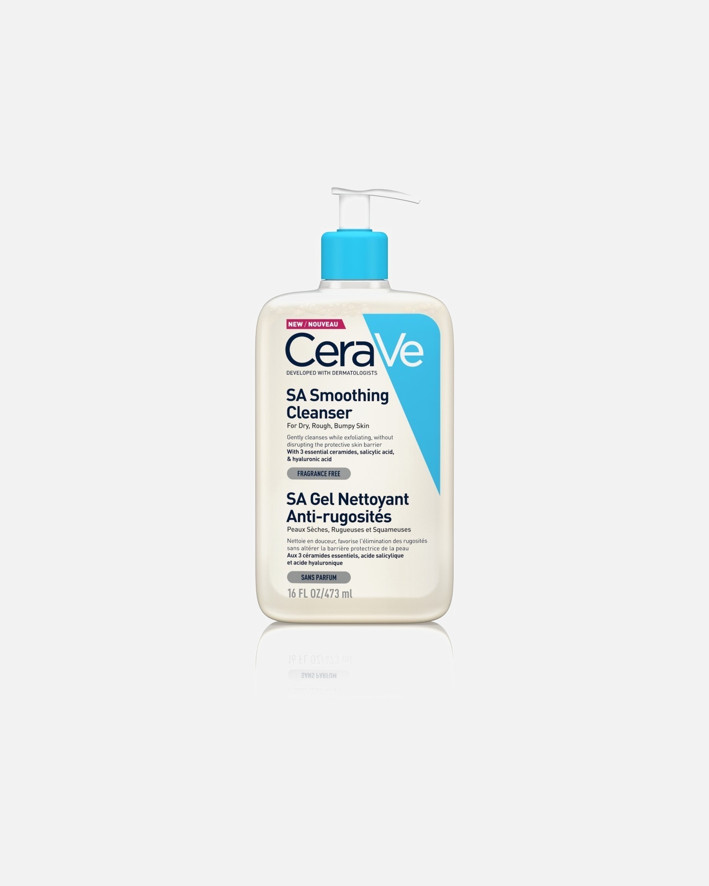 Gel de ducha para Unisex CeraVe SA LIMPIADOR ANTIRRUGOSIDADES 473 ml