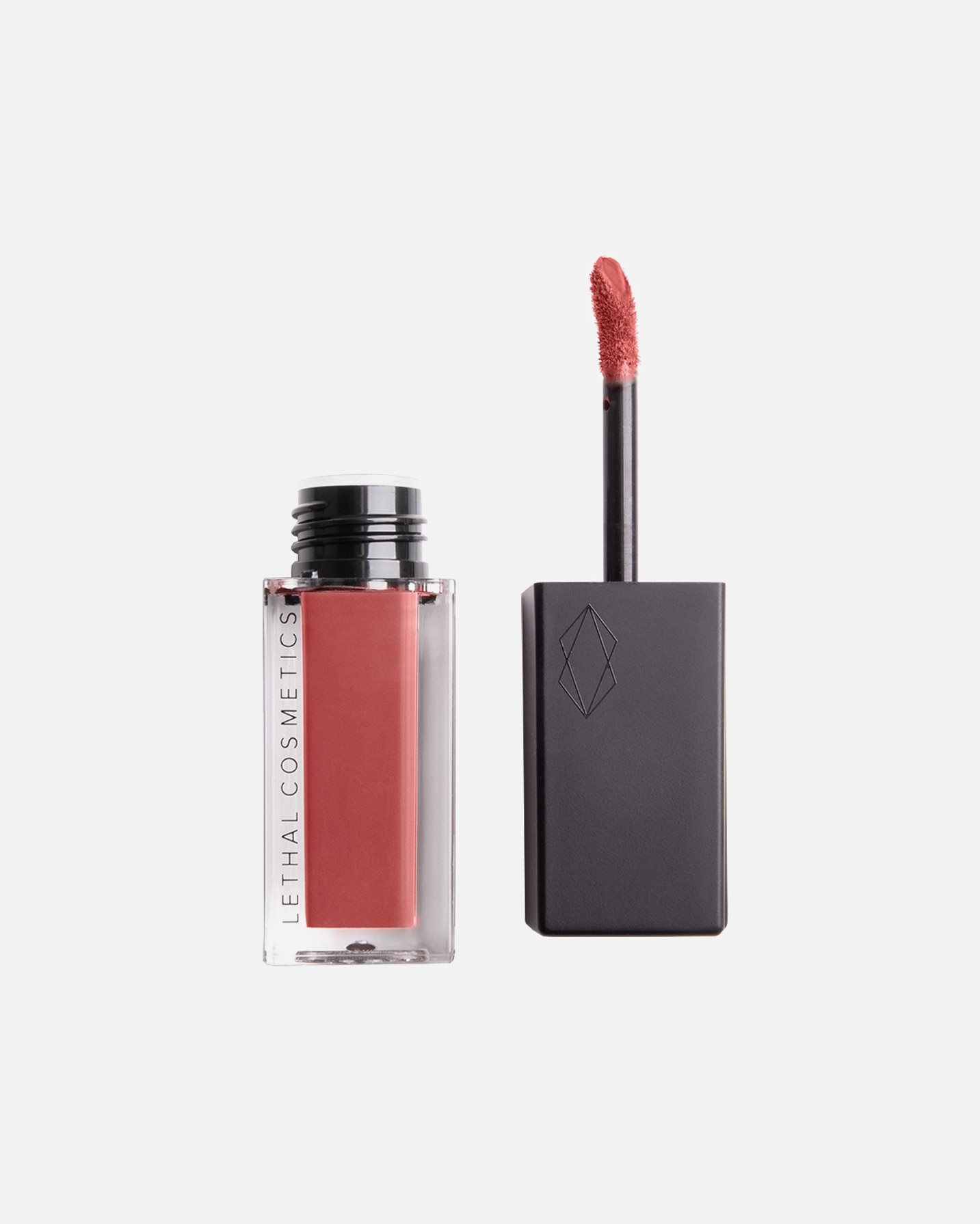 Barra de Labios para Unisex Lethal Cosmetics Haze Plush Lip Cream Stratosphere Muted Coral