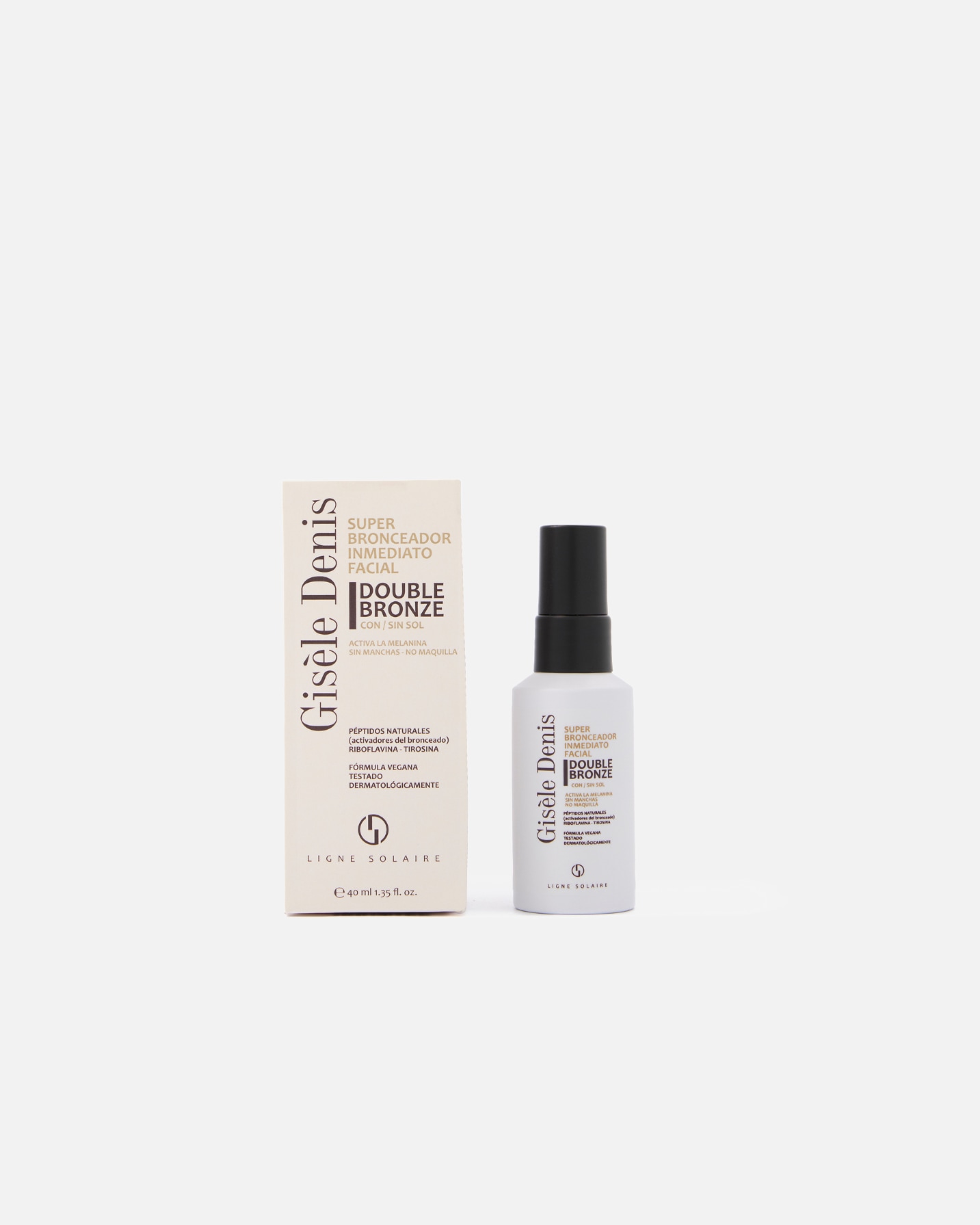 Autobronceado para Unisex Gisèle Denis Ligne Solaire Super Bronceador Inmediato Facial 40 ml