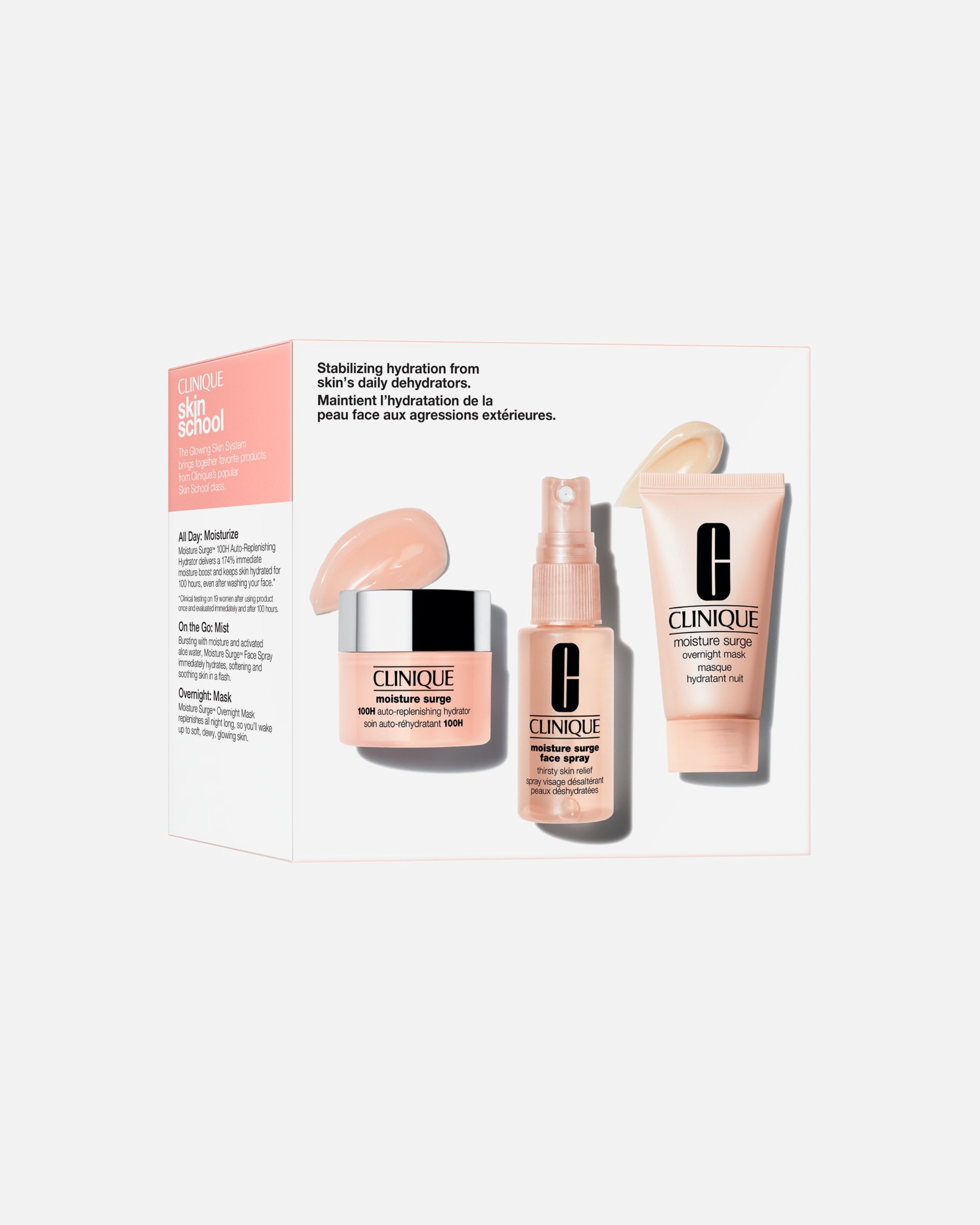 Set de tratamiento facial para Unisex Clinique Moisture Surge Mini Kit Hidratación 1 Pieza