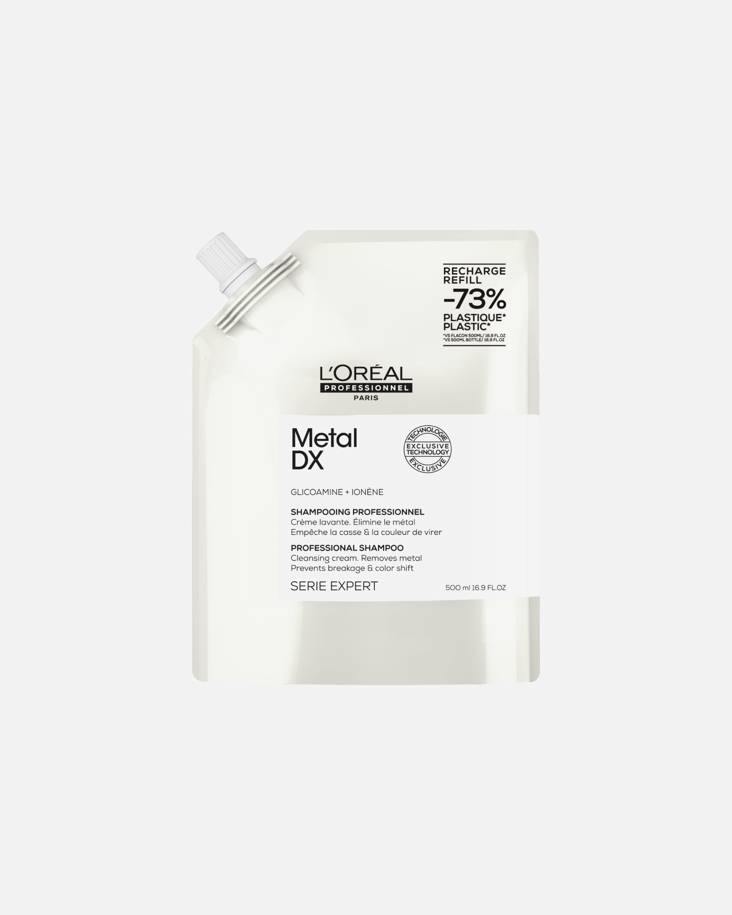 Champú capilar para Unisex L´Oréal Professionnel Paris Metal Detox 500 ml - Refill