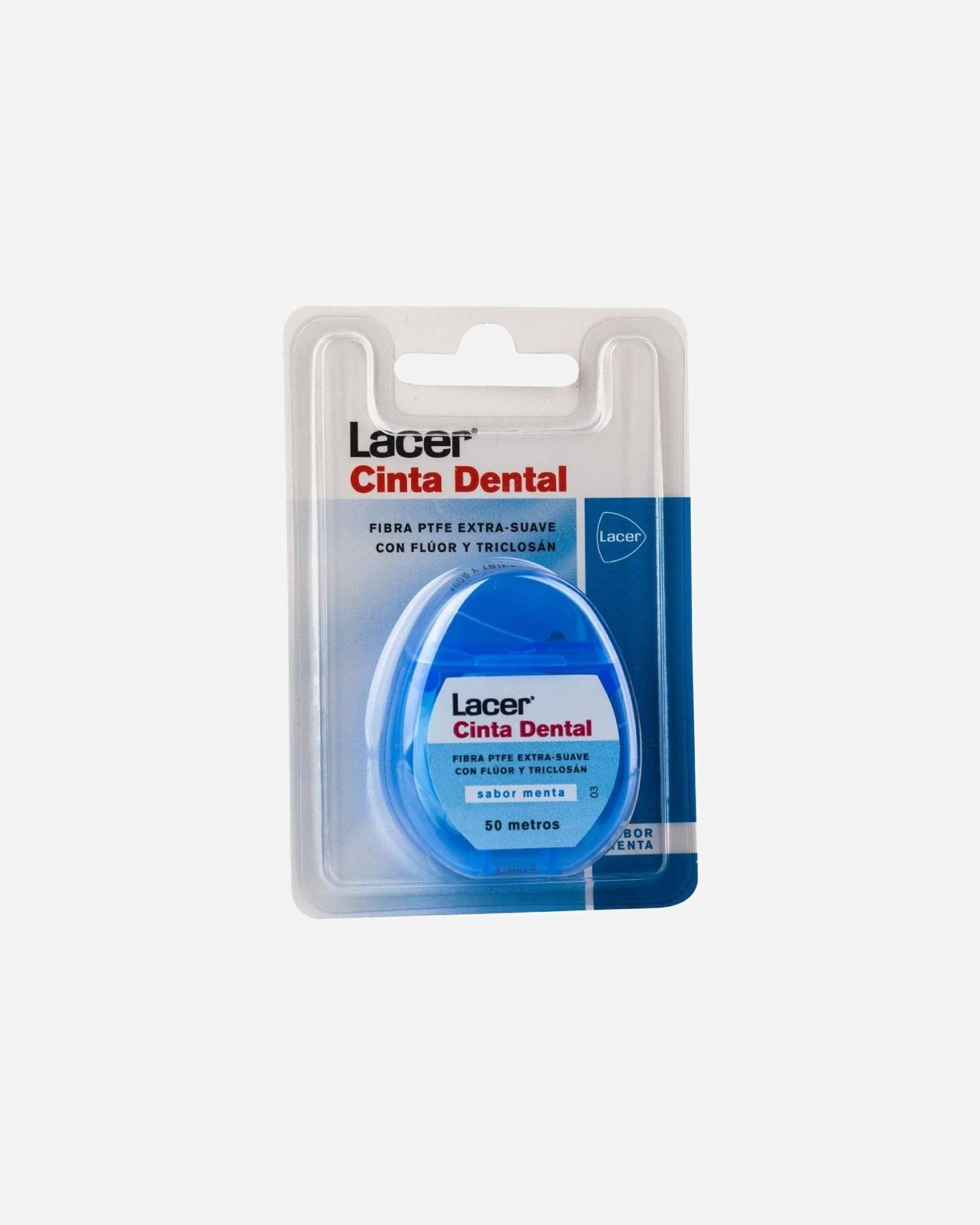 Accesorios para el cuidado dental para Mujer Lacer Cinta Sabor Menta 50 Metros 1 Unadad