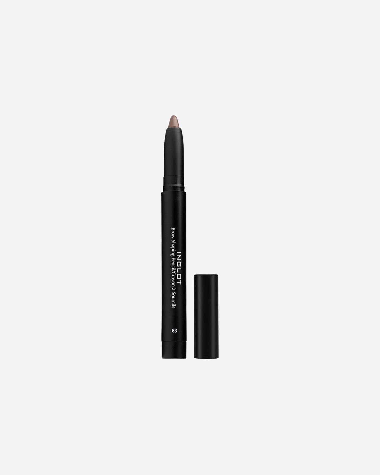 Lápiz de cejas para Unisex Inglot Brow Shaping Pencil 63, Castaño