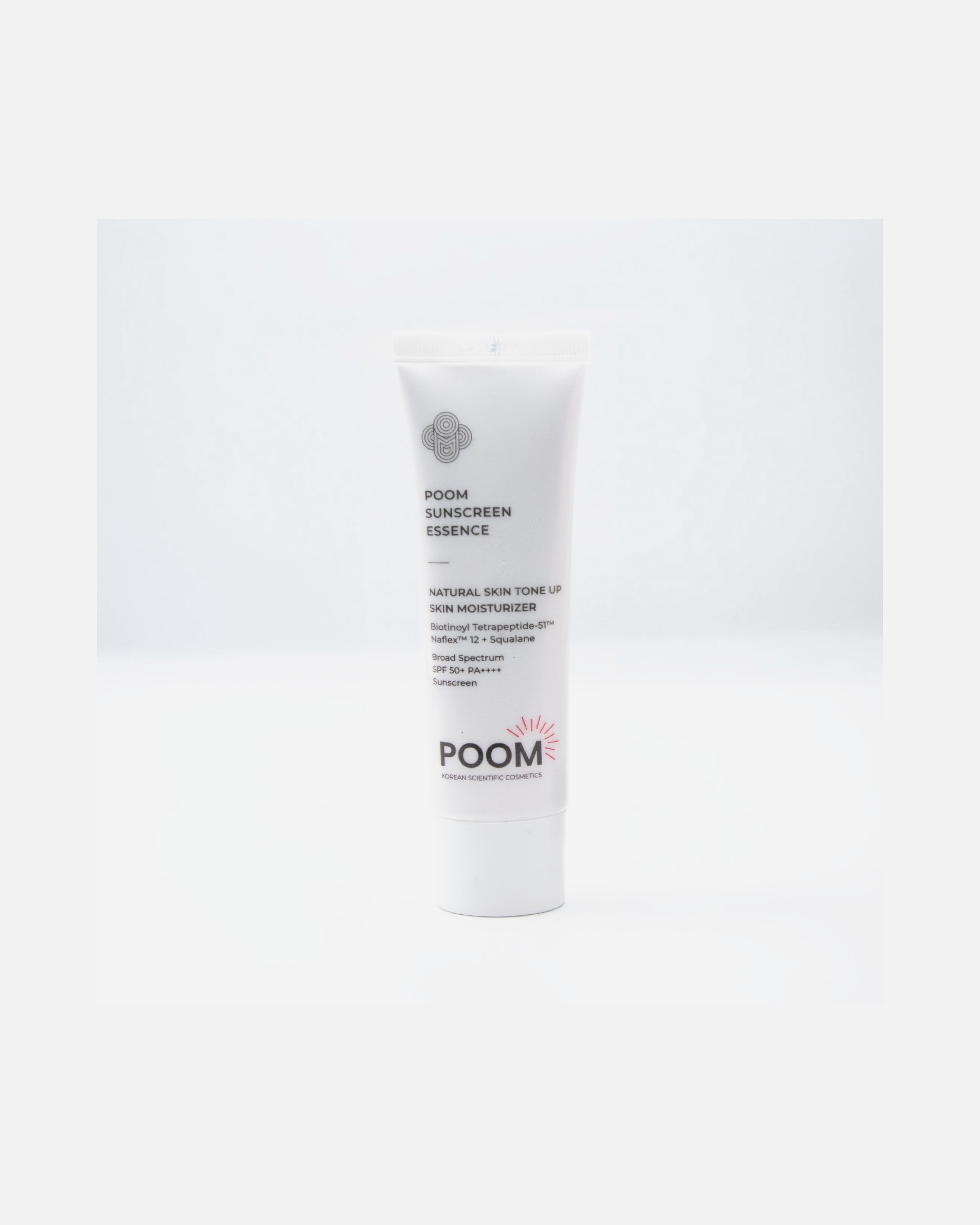 Crema solar para el rostro para Unisex POOM Sunscreen Essence SPF 50+ 50 g
