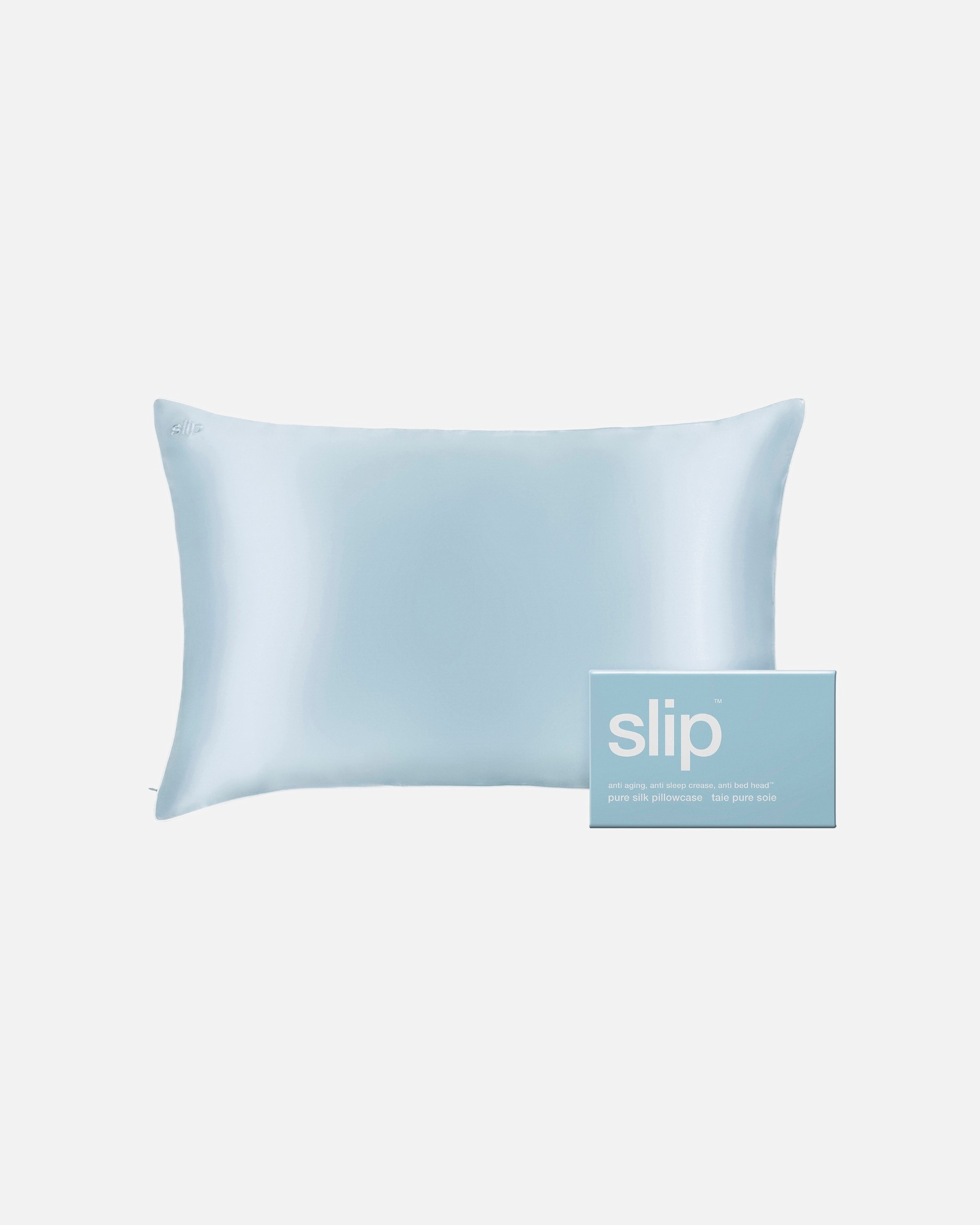 Almohadas para Unisex Slip Pure Silk Pillowcase 1 Pieza