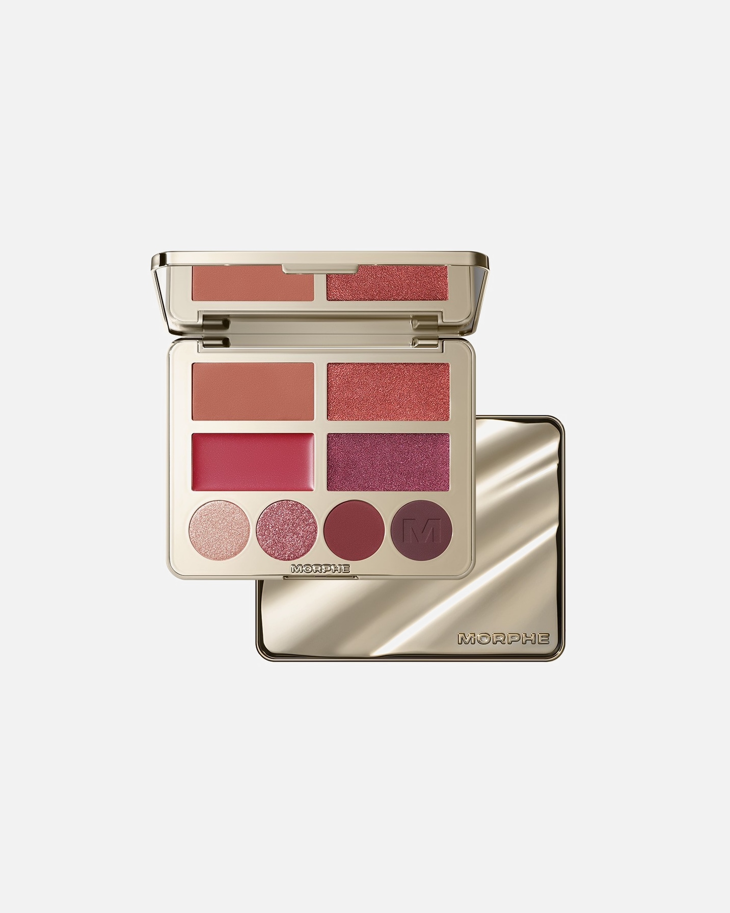 Sombra de ojos para Unisex Morphe Holiday Collection Glass Half Full Face & Eye Palette GLASS HALF FULL