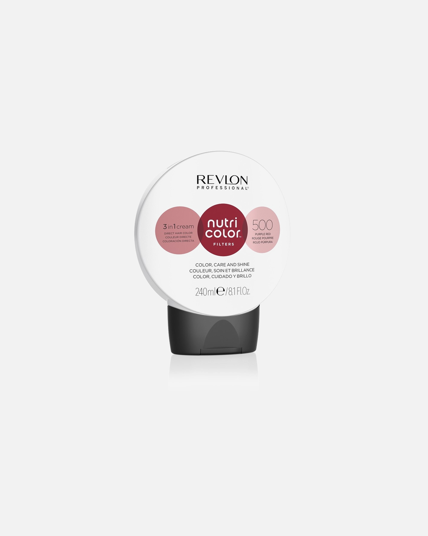 Tinte Capilar para Unisex Revlon Professional Nutri Color Filters 3 in 1 Cream No. 500 - Purple Red 240 ml