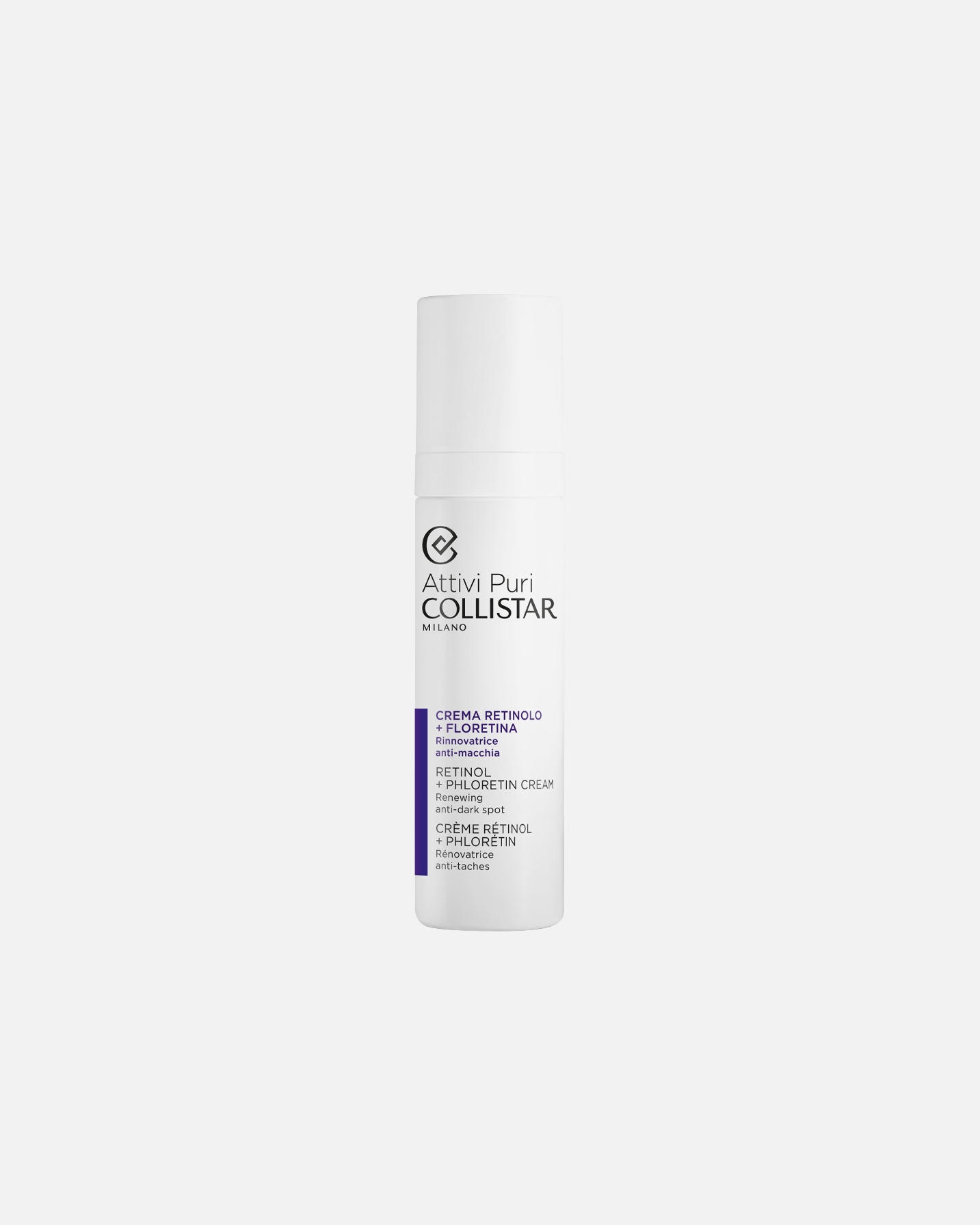 Crema limpiadora para Unisex Collistar Attivi Puri Retinol + Floretina 50 ml