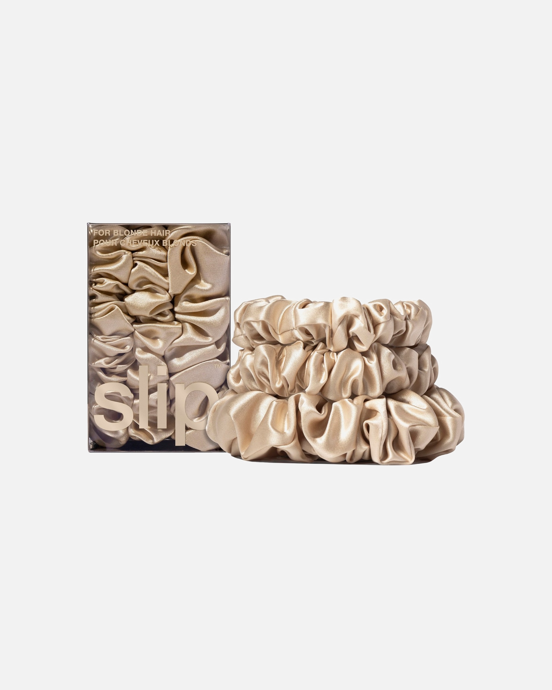 Accesorios Cabello para Unisex Slip coleteros surtidos de seda BLONDE