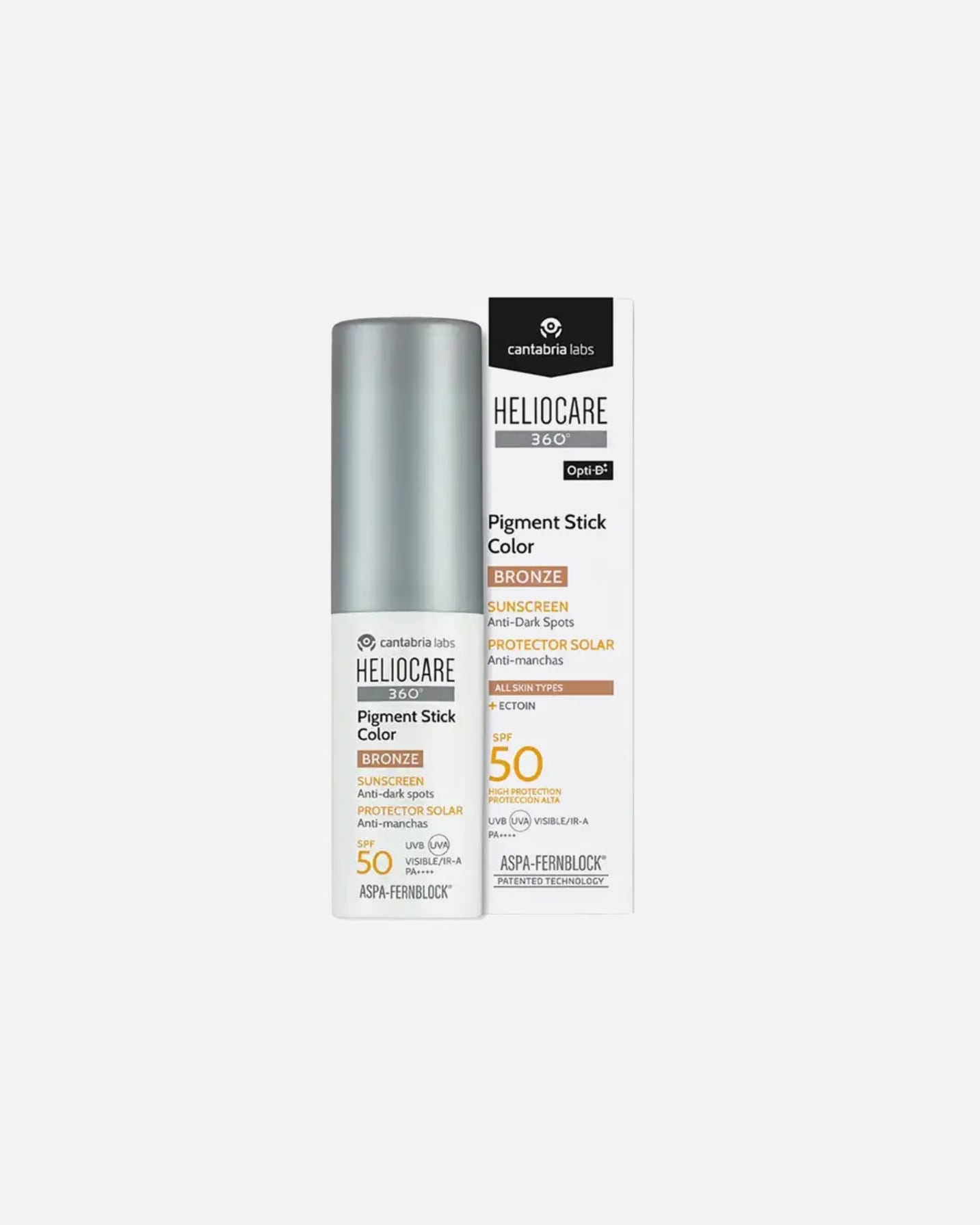Crema solar para Unisex HELIOCARE 360º Pigment Stick Color SPF 50 Bronze