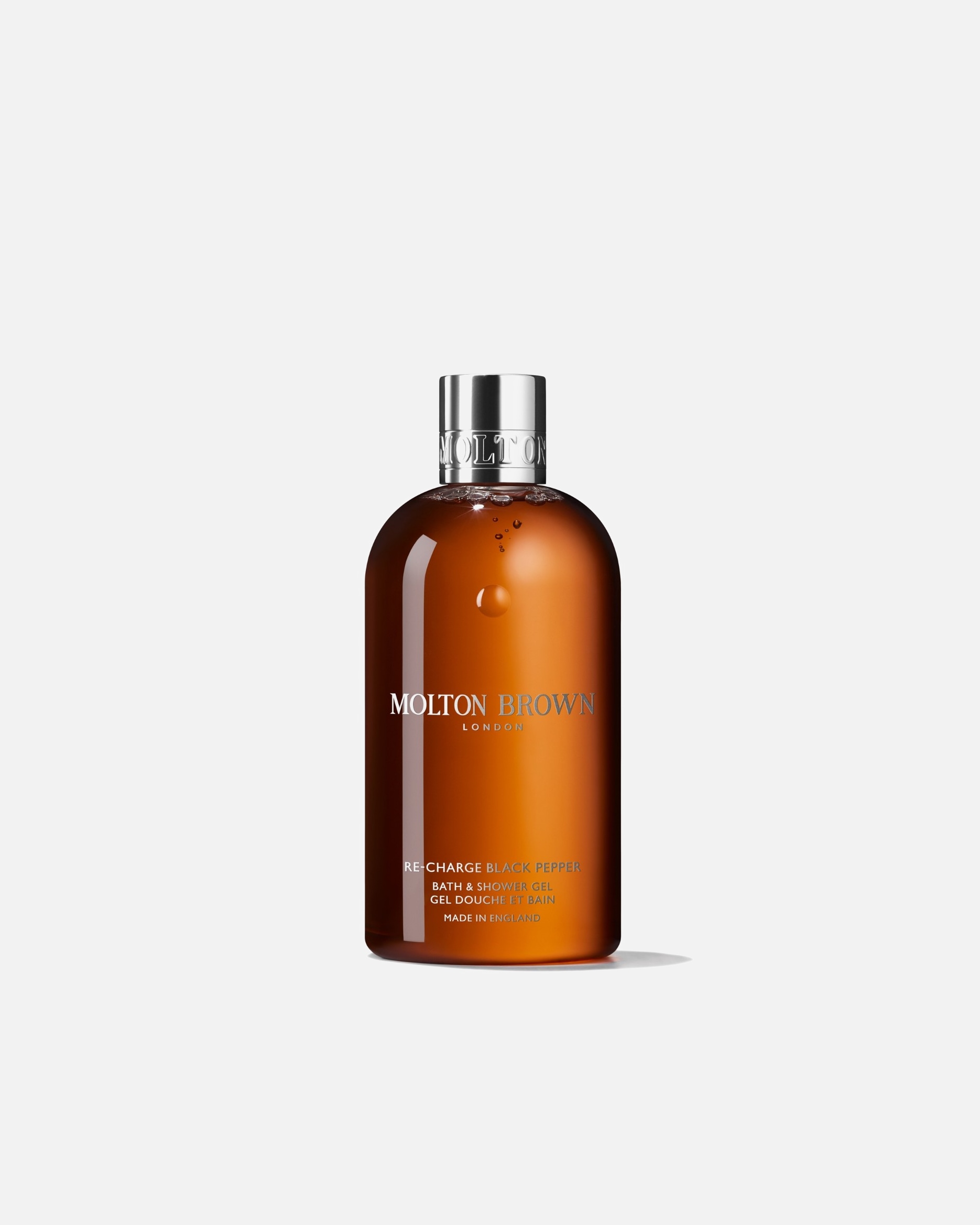 Jabón corporal para Hombre Molton Brown Body Essentials Re-charge Black Pepper Bath & Shower Gel 300 ml