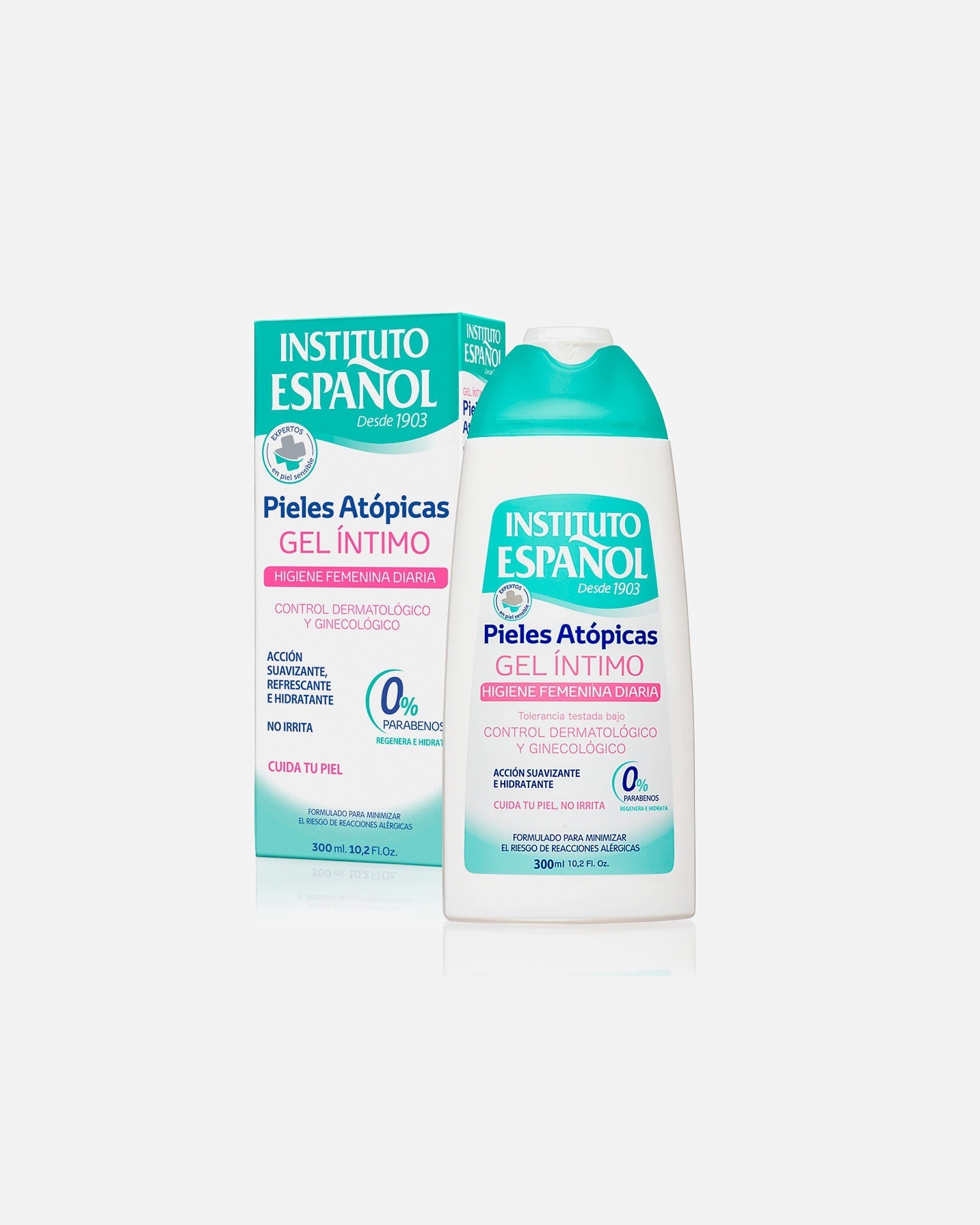 Higiene intima para Mujer Instituto Español Gel Íntimo para Pieles Atópicas 300 ml