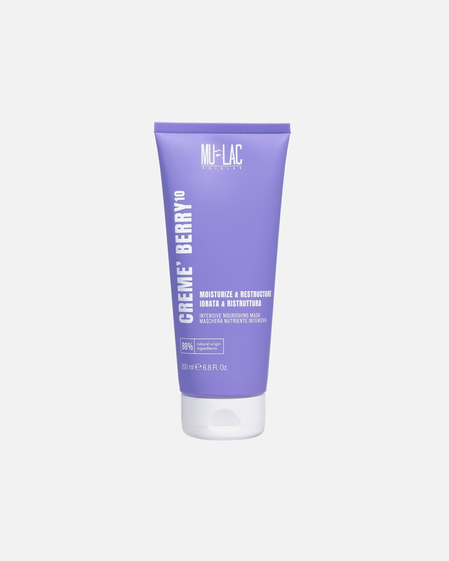 Mascarilla capilar para Unisex MULAC CREME'BERRY 10 Nutritiva Intensiva 200 ml