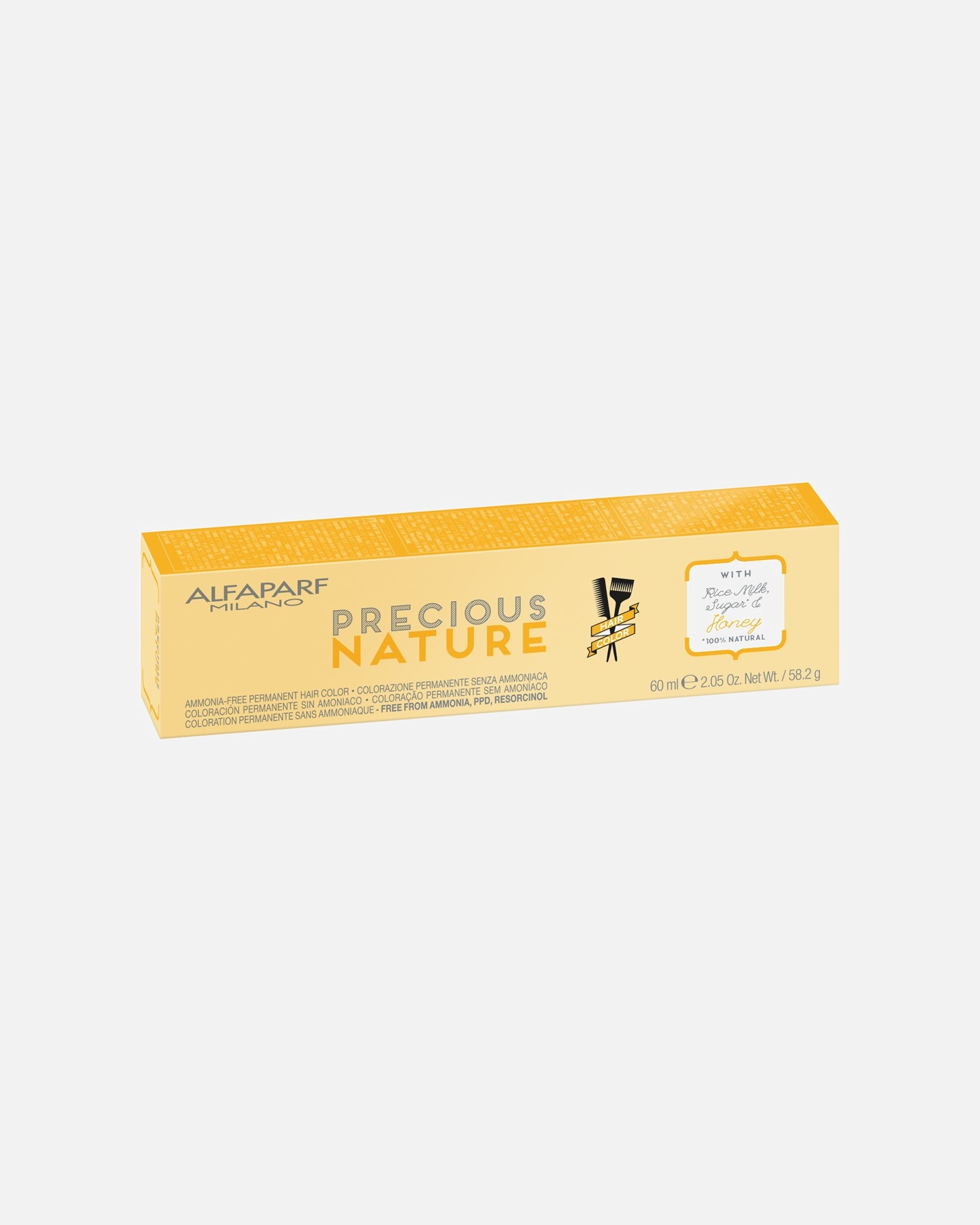 Tinte Capilar para Unisex ALFAPARF MILANO Precious Nature Tinte de pelo tonos rubios 9.13 - GOLDBLOND ASCH