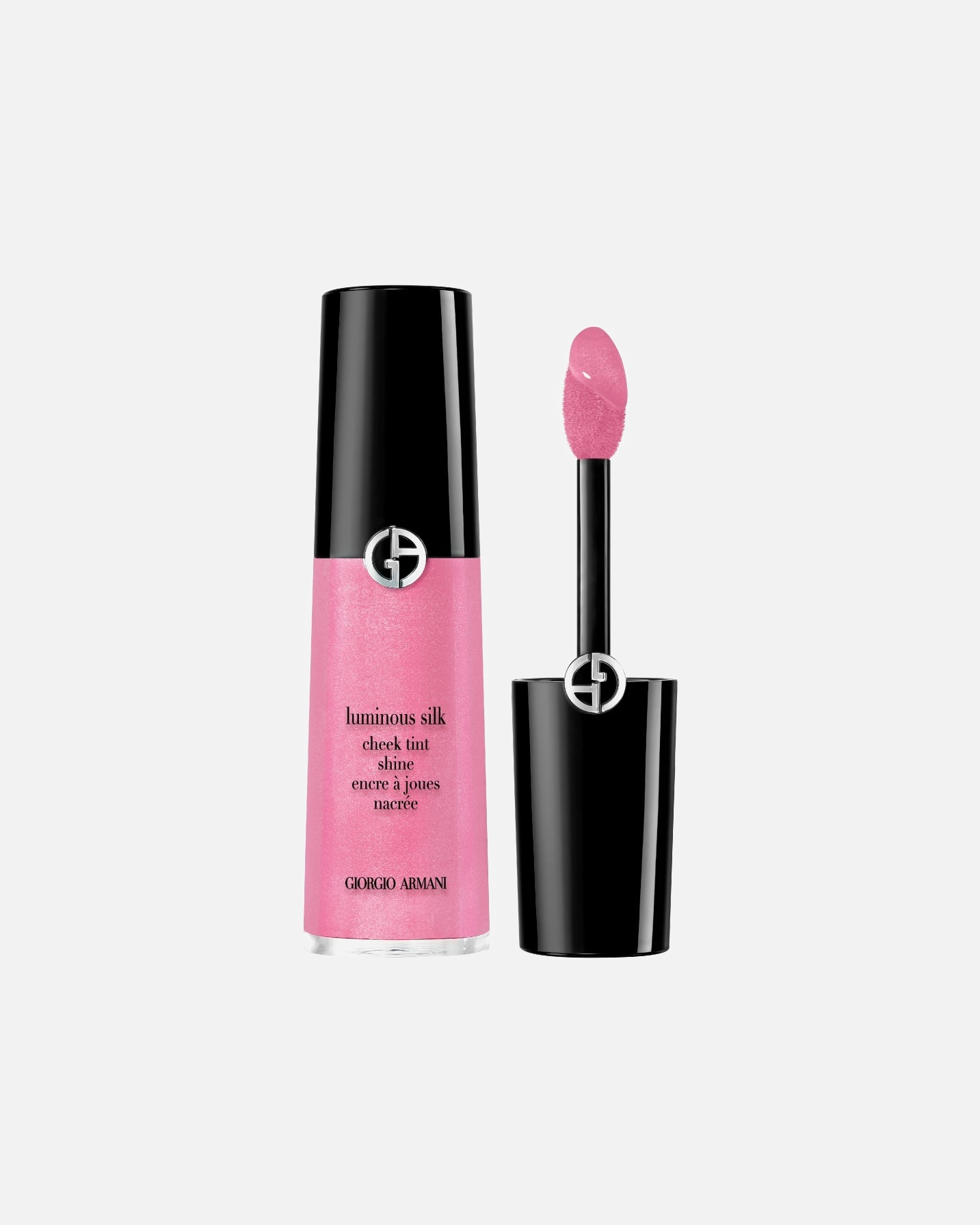 Colorete para Unisex Armani Luminous Silk Cheek Tint Shine Liquid Stellar Pink