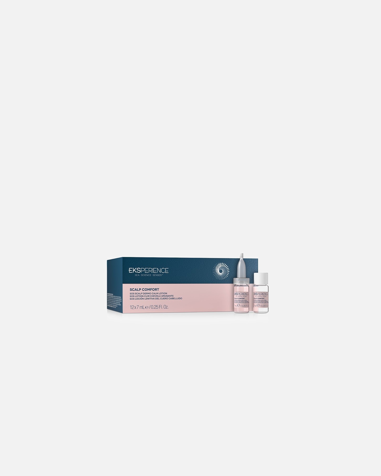 Tónico Capilar para Unisex EKSPERIENCE Scalp Comfort Sos Scalp Dermo Calm 12 x 7 ml