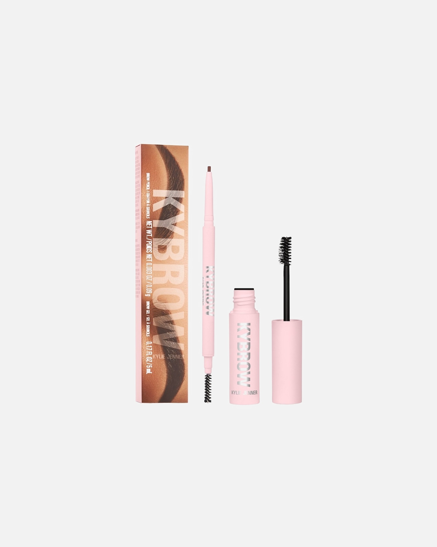 Set de maquillaje para cejas para Unisex KYLIE COSMETICS Kybrow Kit 002 - Auburn