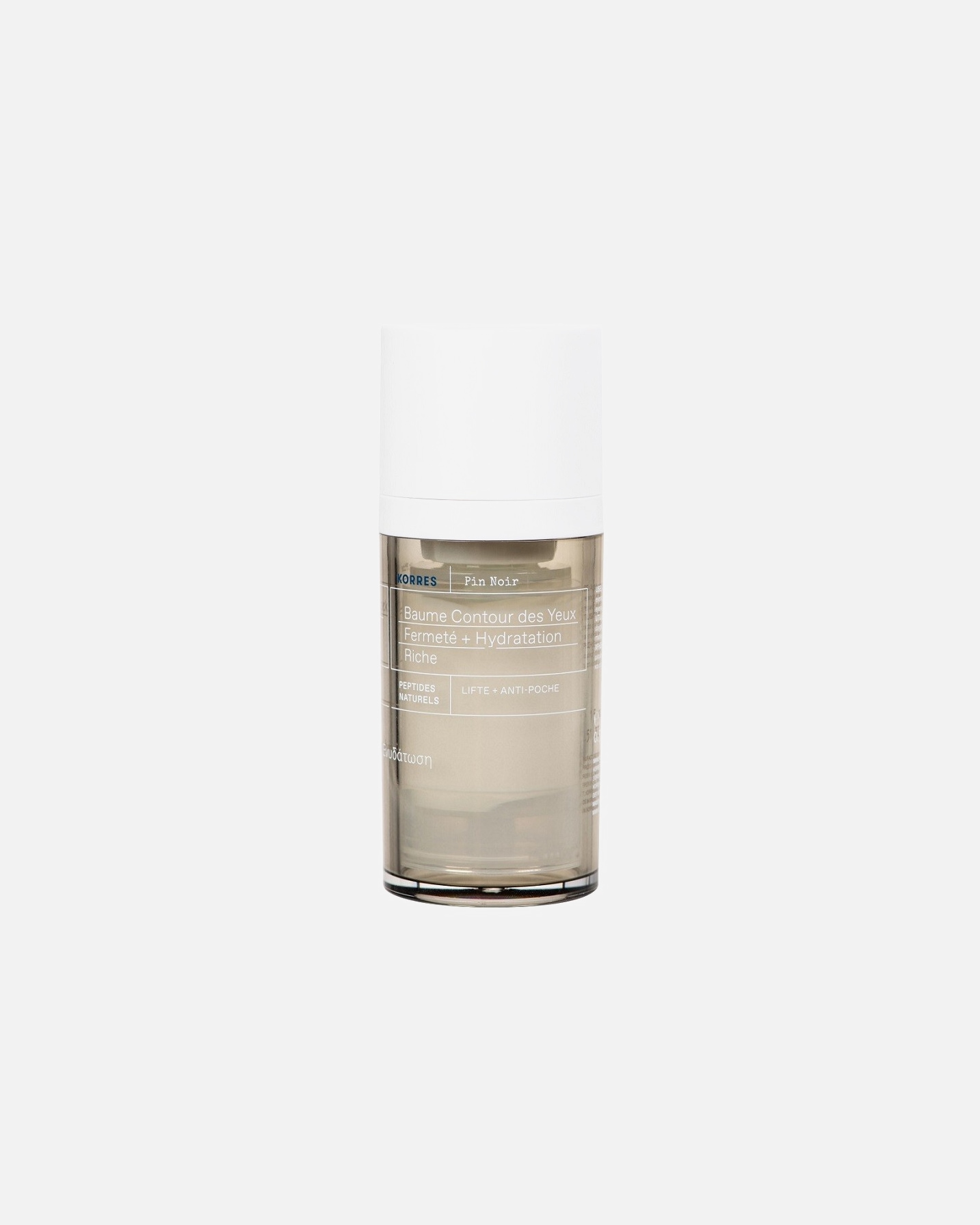 Crema para los ojos para Unisex KORRES Black Pine Firming Moisture Lock Eye Rescue Balm 15 ml
