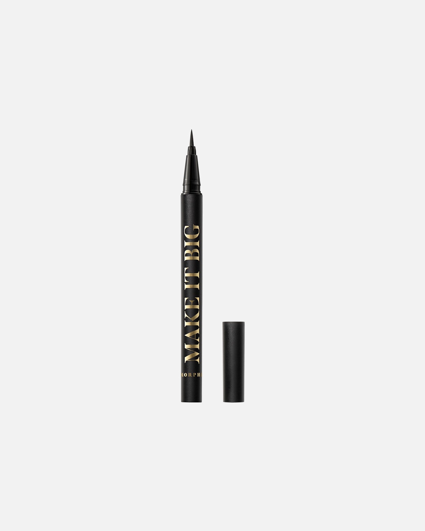 Delineador de ojos para Unisex Morphe Make It Big Brush-Tip Liquid Liner BLACK