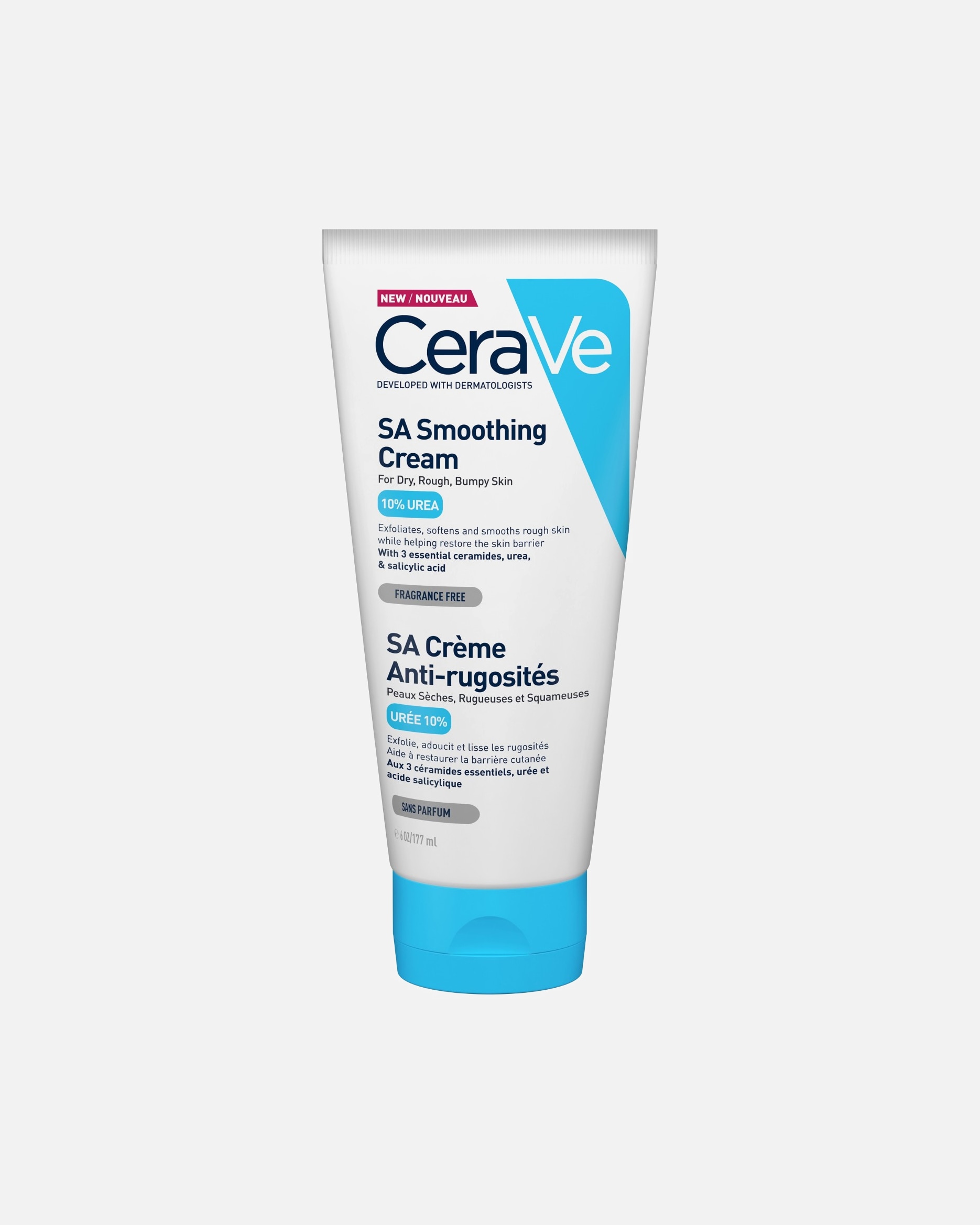 Crema para el cuerpo para Hombre CeraVe SA ALISADORA ANTIRRUGOSIDADES CON ÁCIDO SALICÍLICO Y ÁCIDO HIALURÓNICO 177 ml