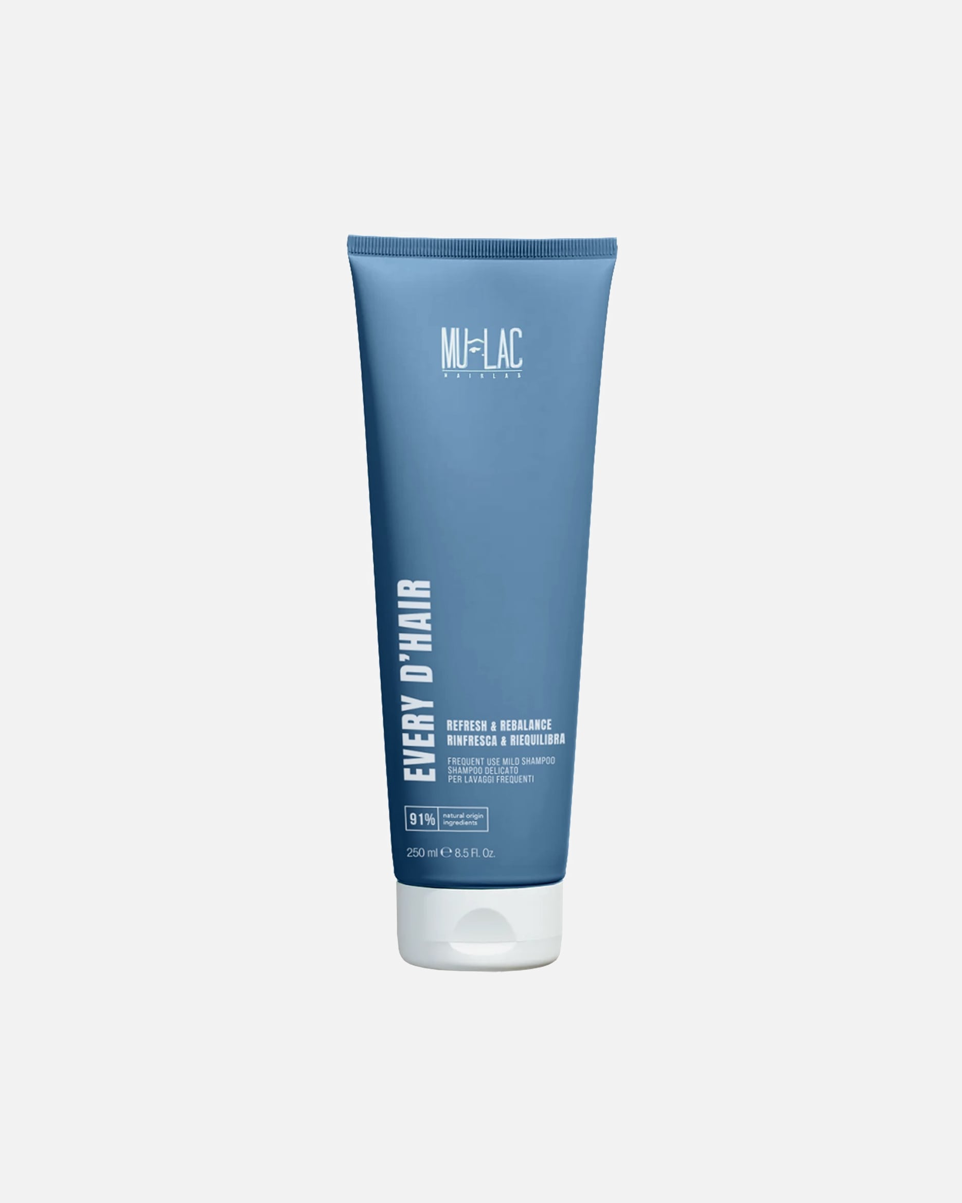 Champú capilar para Unisex MULAC EVERY D’HAIR Gentle Shampoo for Frequent Washing 250 ml