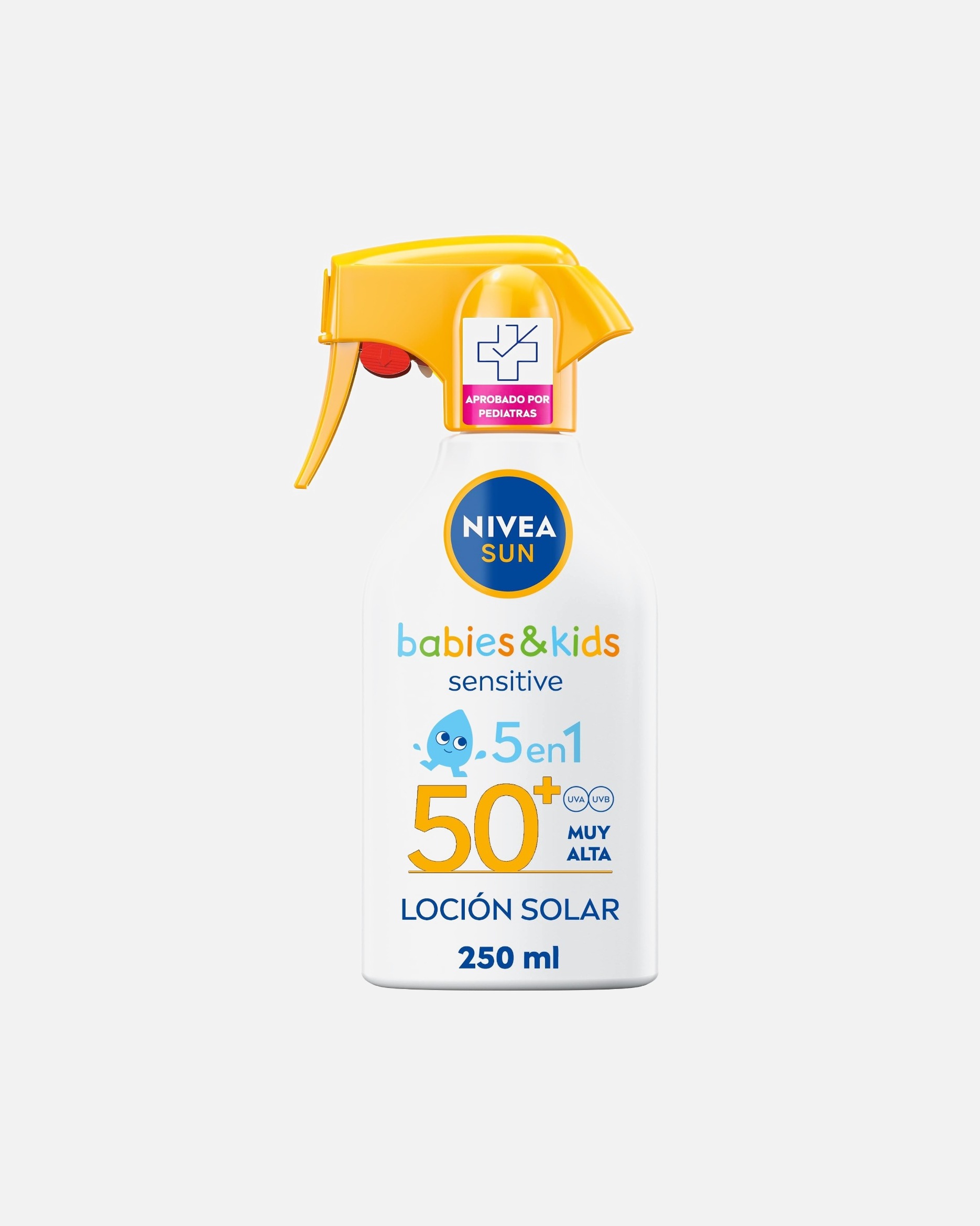 Crema solar para Unisex NIVEA Spray Solar Bebés Y Niños Sensitive Fp50 250 ml