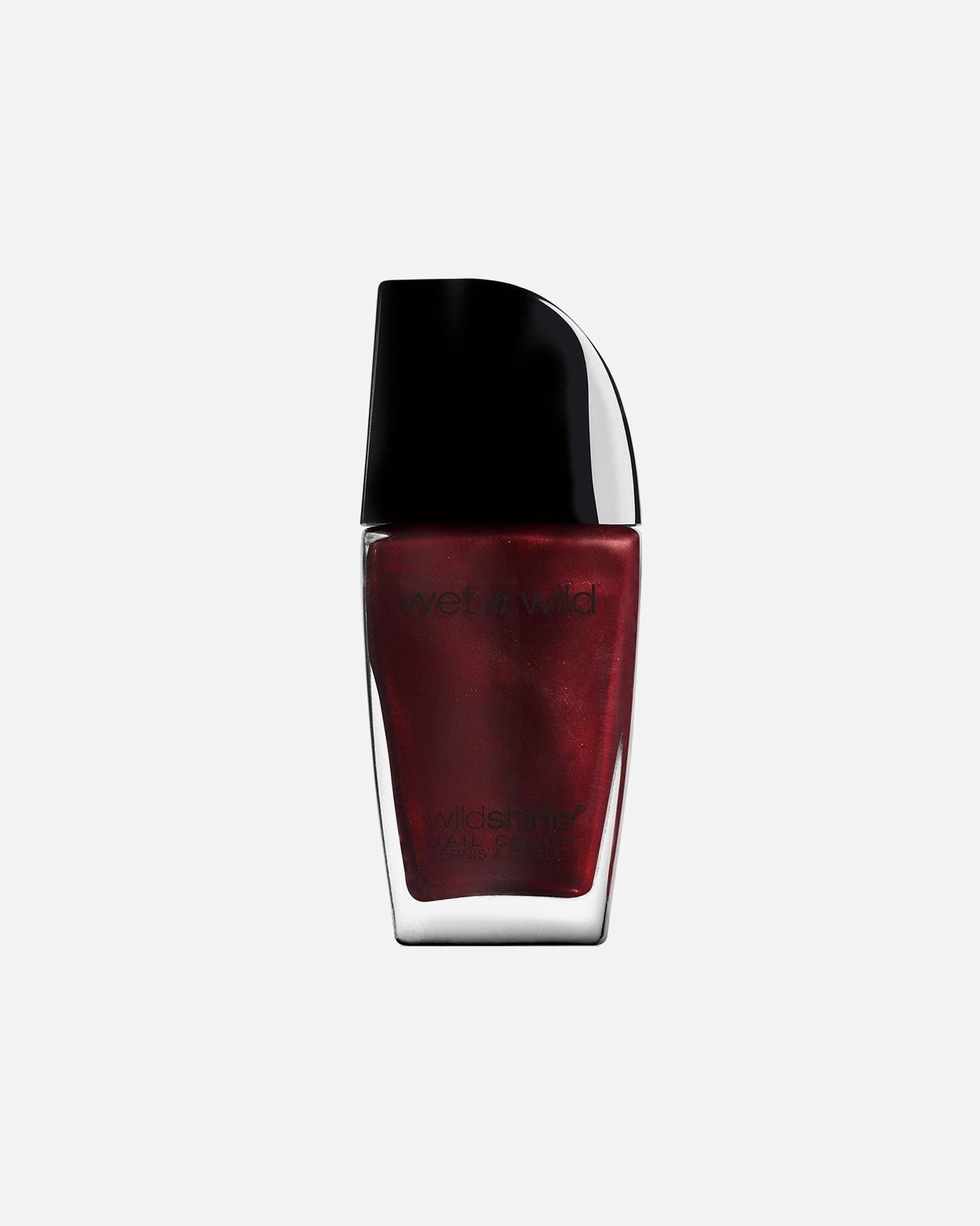 Laca de uñas para Unisex wet n wild Wild Shine Nail Color Burgundy Frost